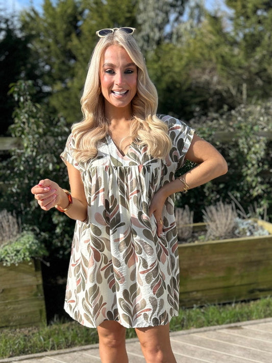 Riley Green Romper Dress - Image unknown