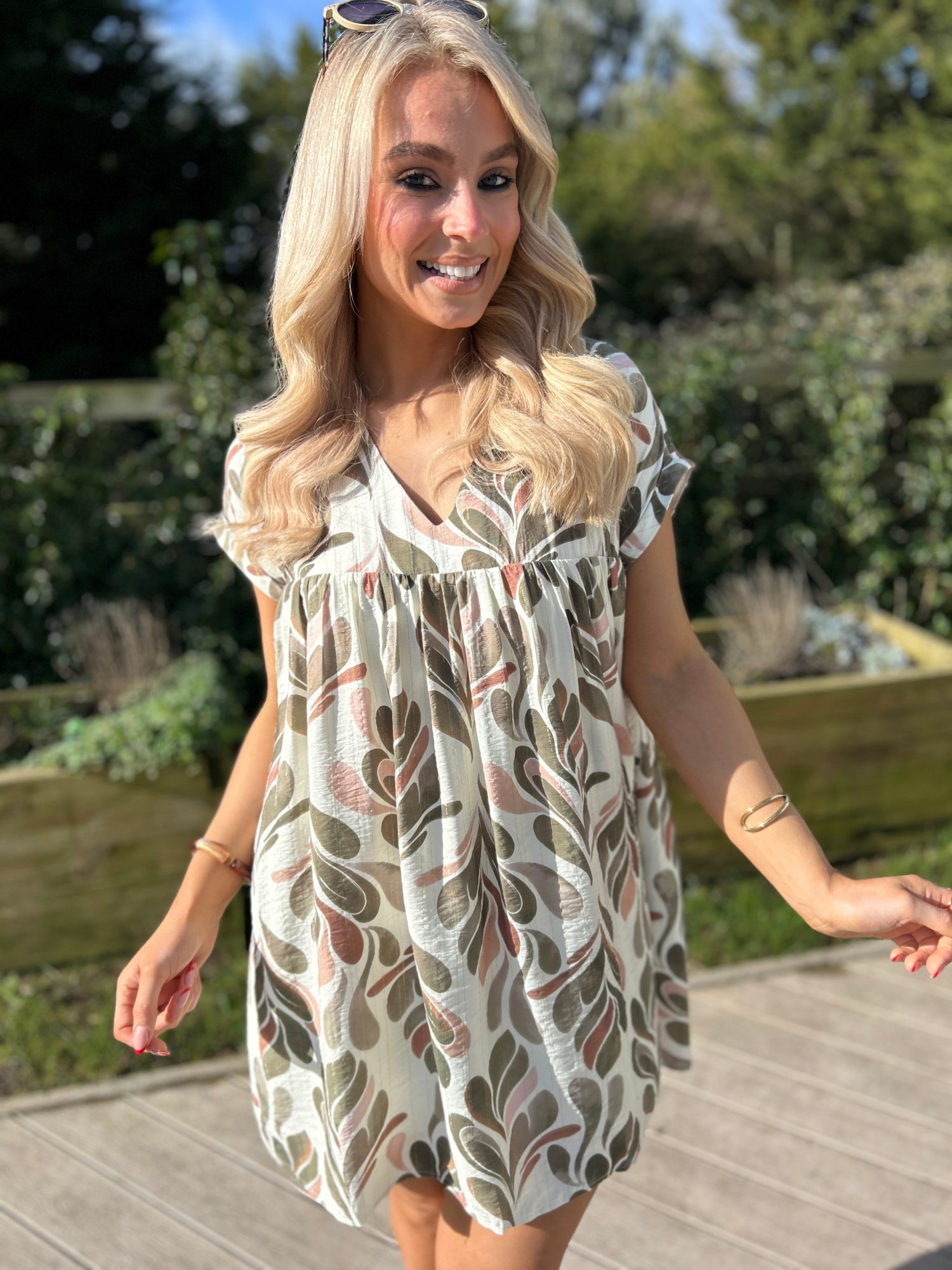 Riley Green Romper Dress - Image 8