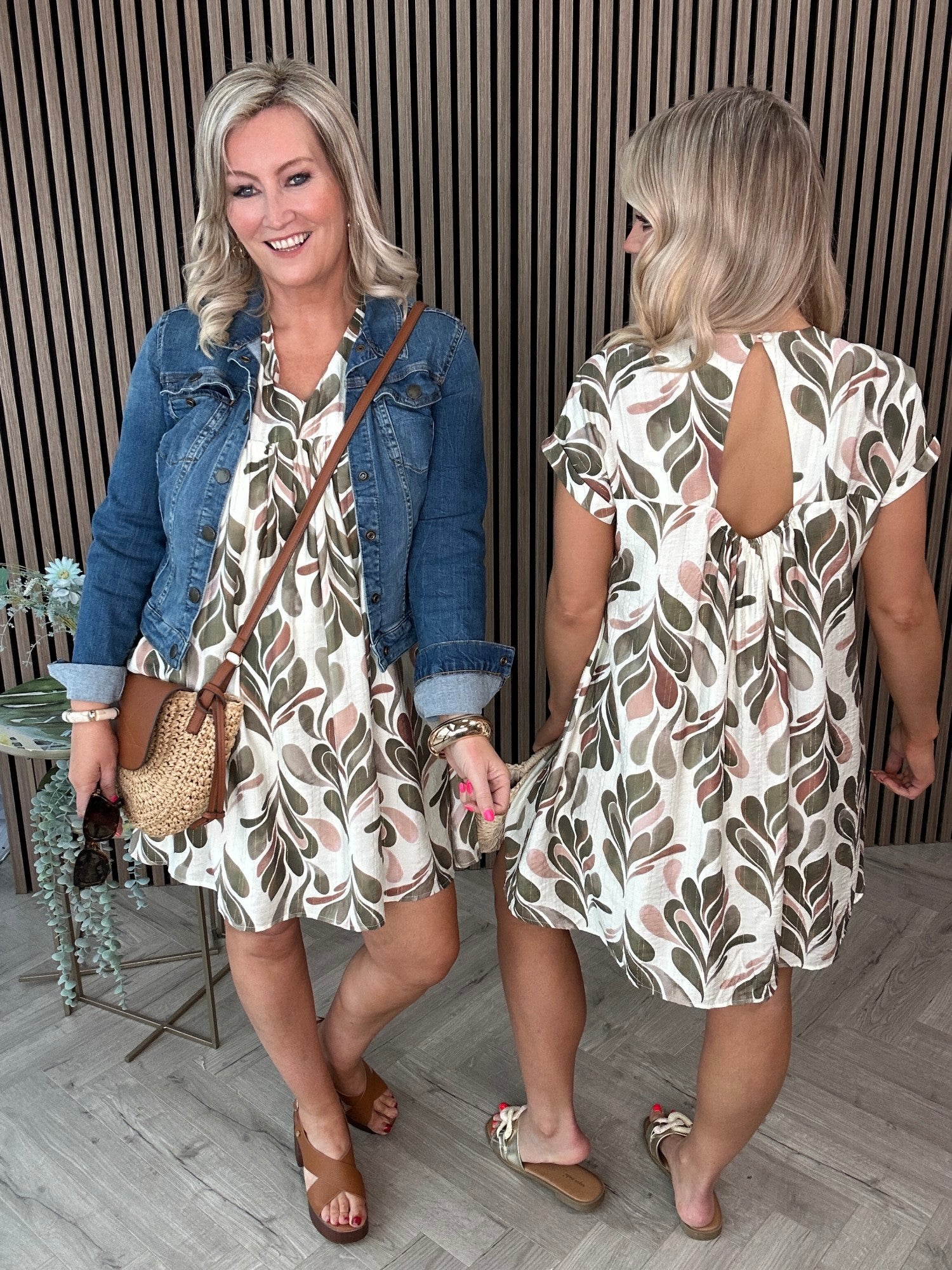 Riley Green Romper Dress - Image 1