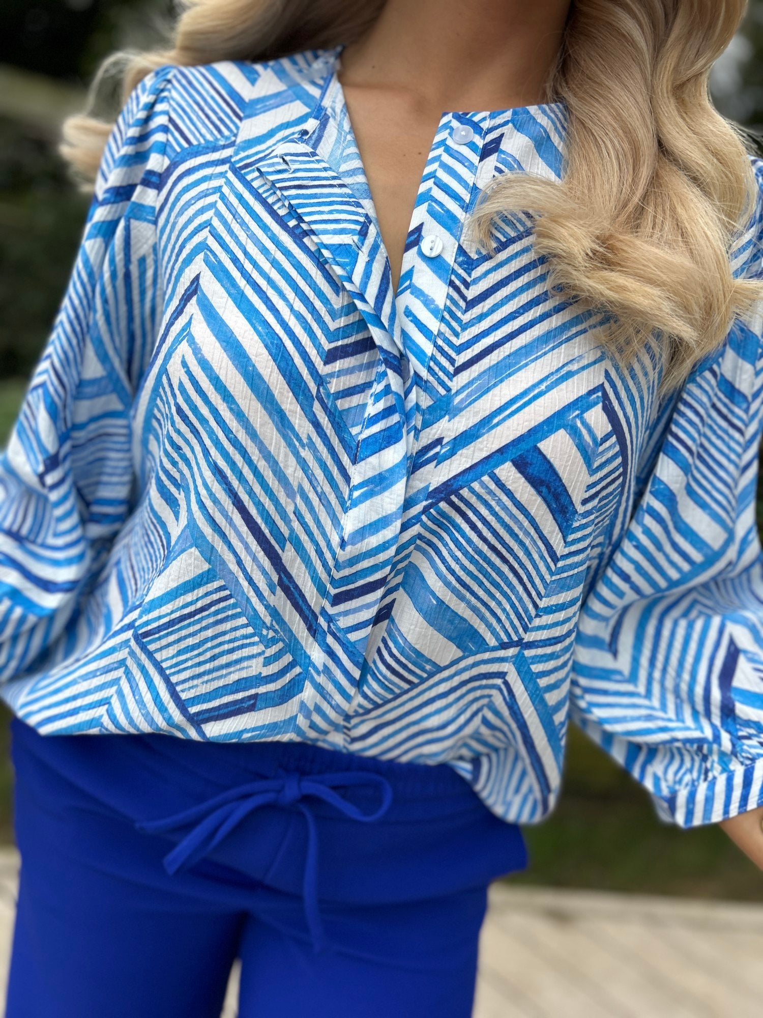 Alexis Top Blue - Image 3