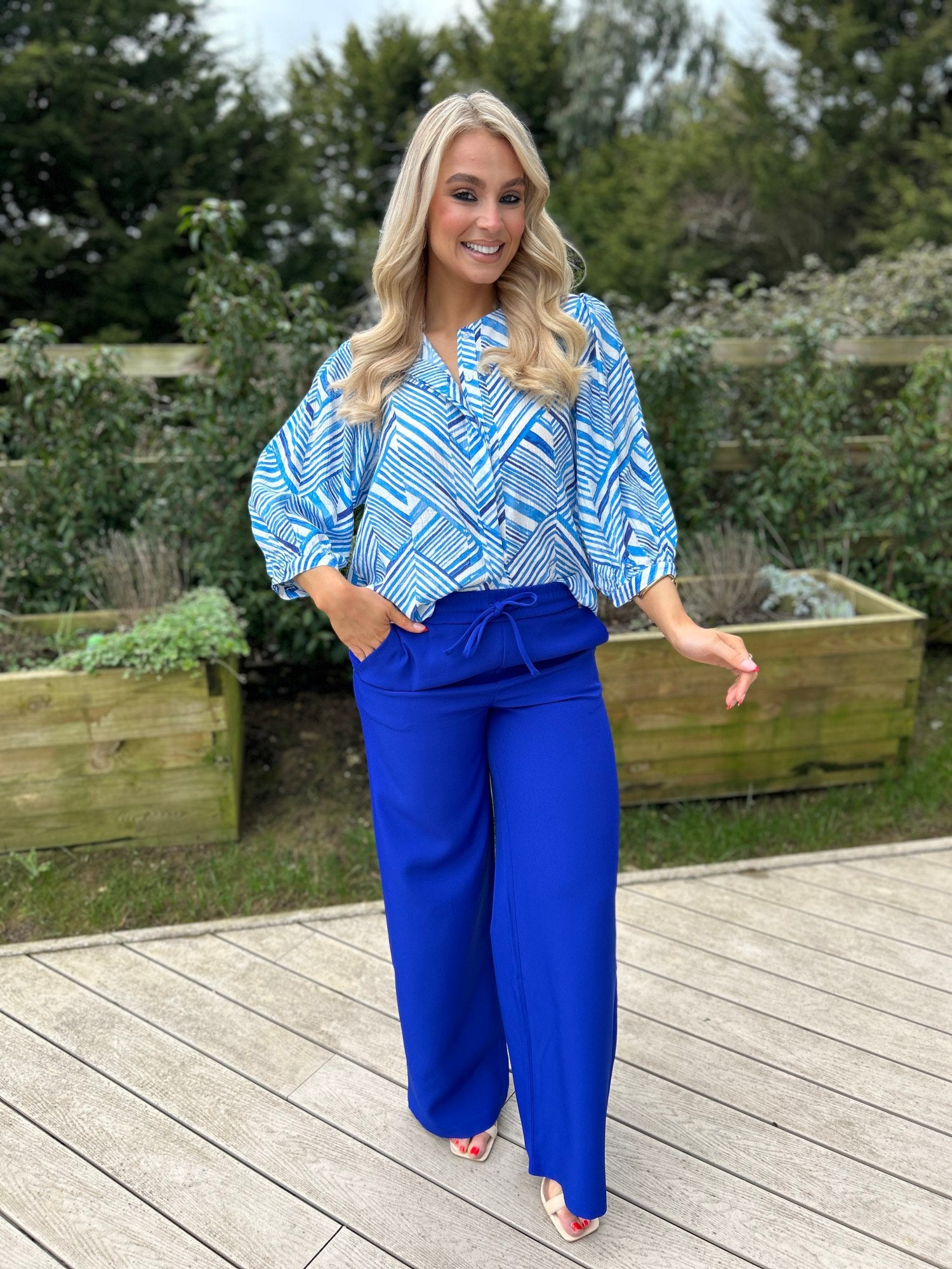 Alexis Top Blue - Image 1