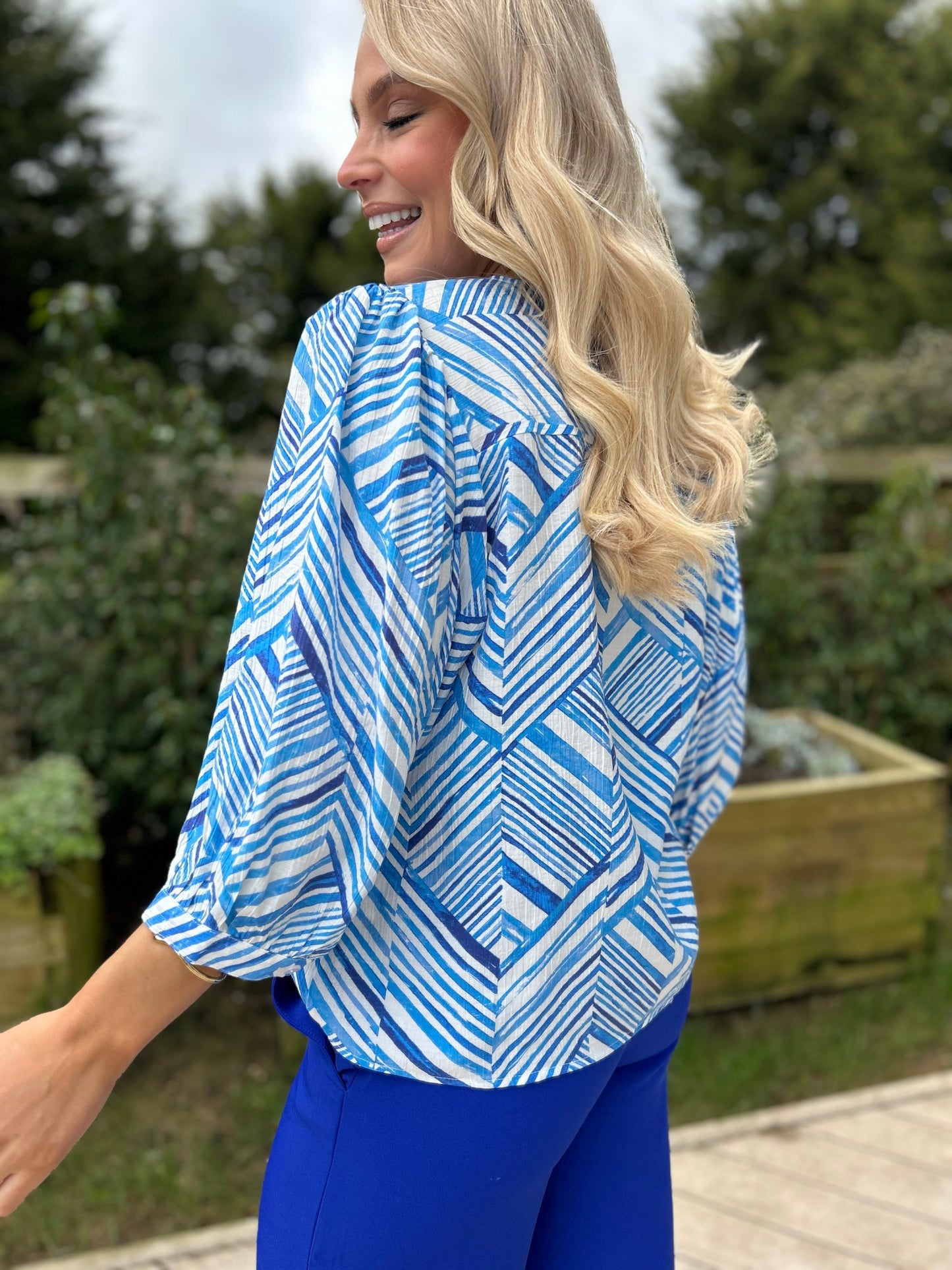 Alexis Top Blue - Image 5