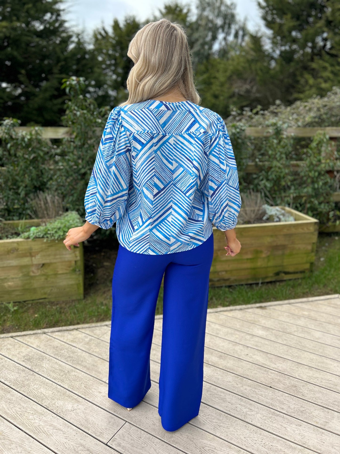 Alexis Top Blue - Image 6