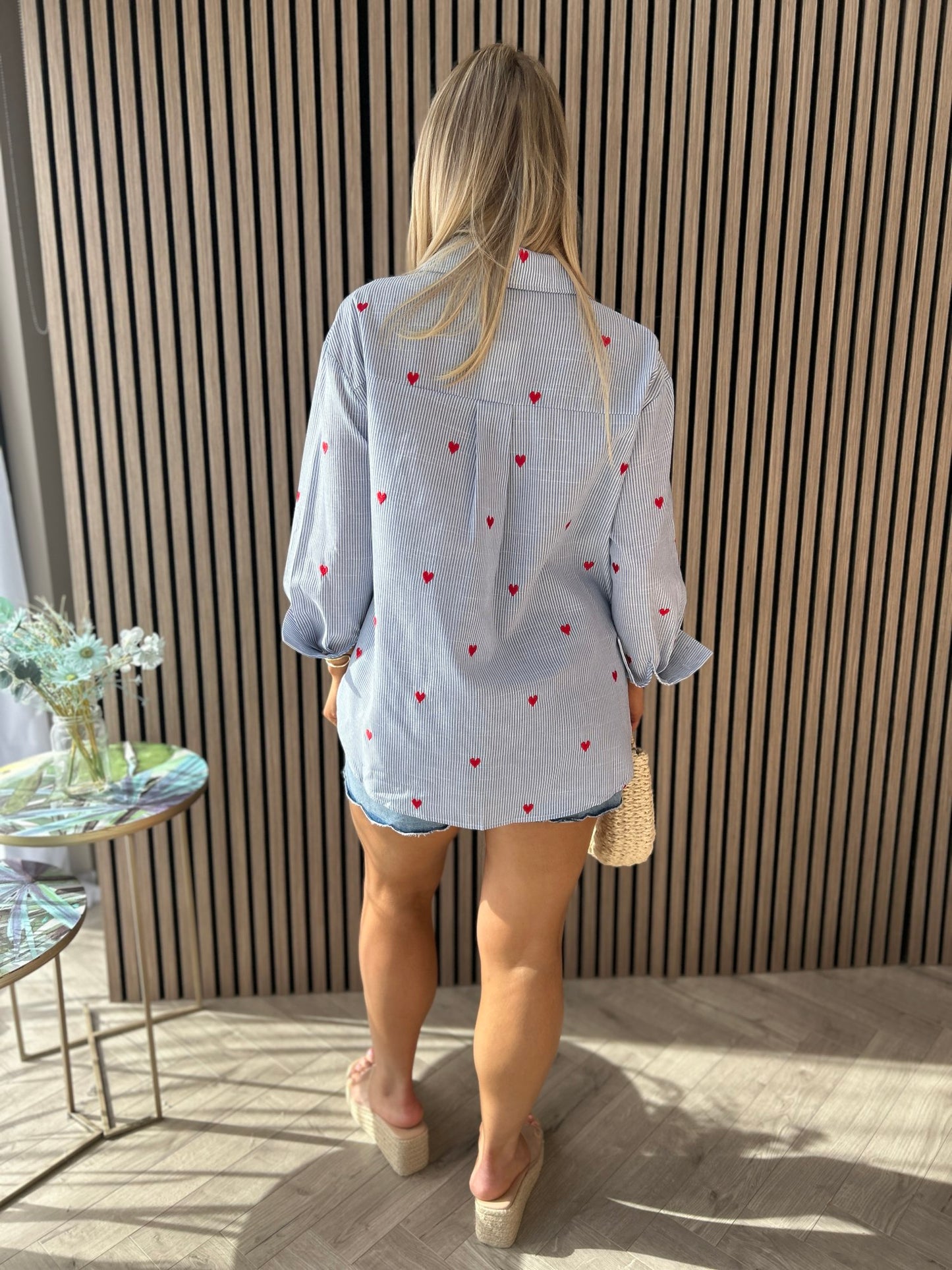 Eliza Heart Motif Shirt