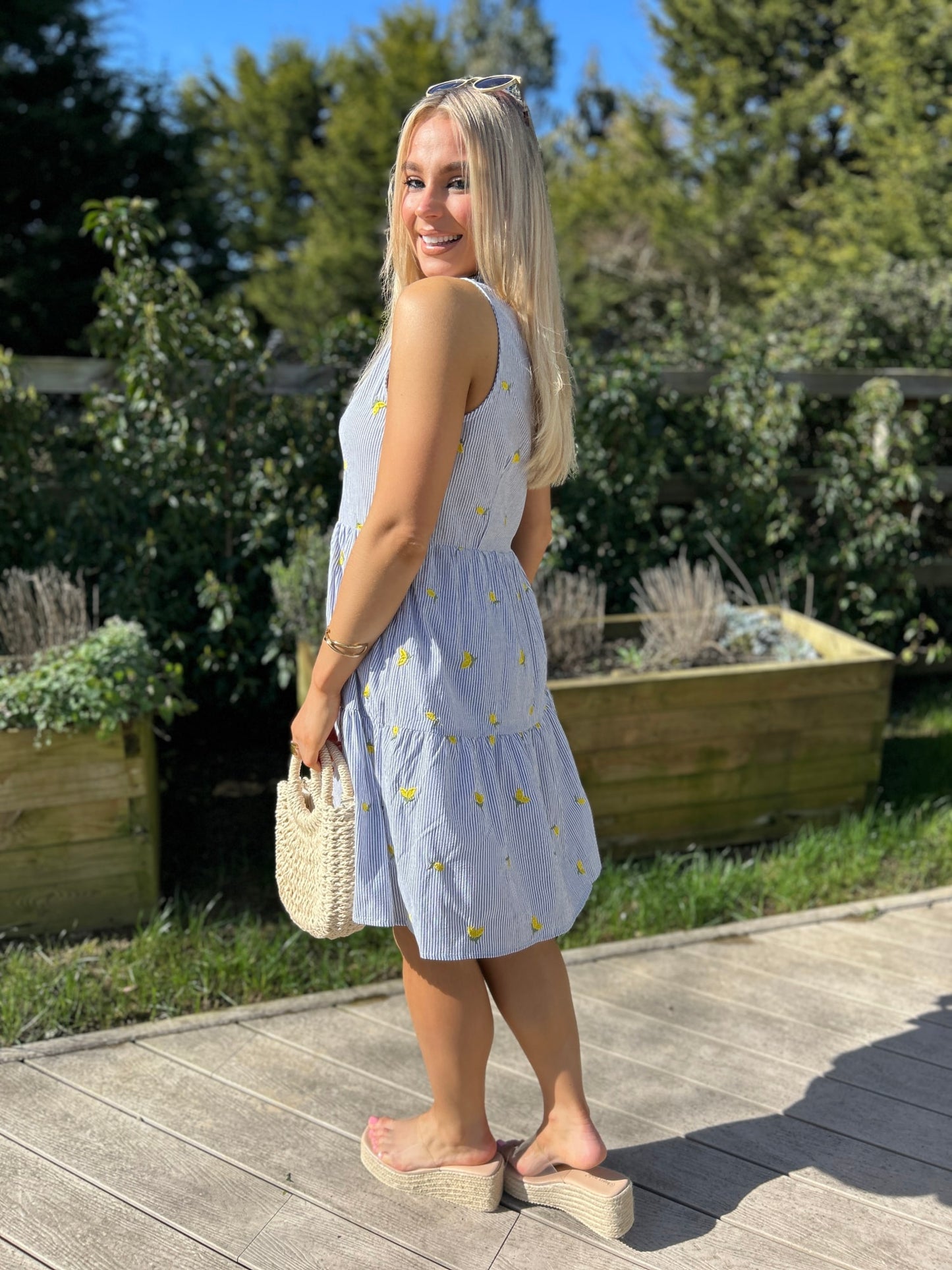 Bronte Blue Dress - Image 7