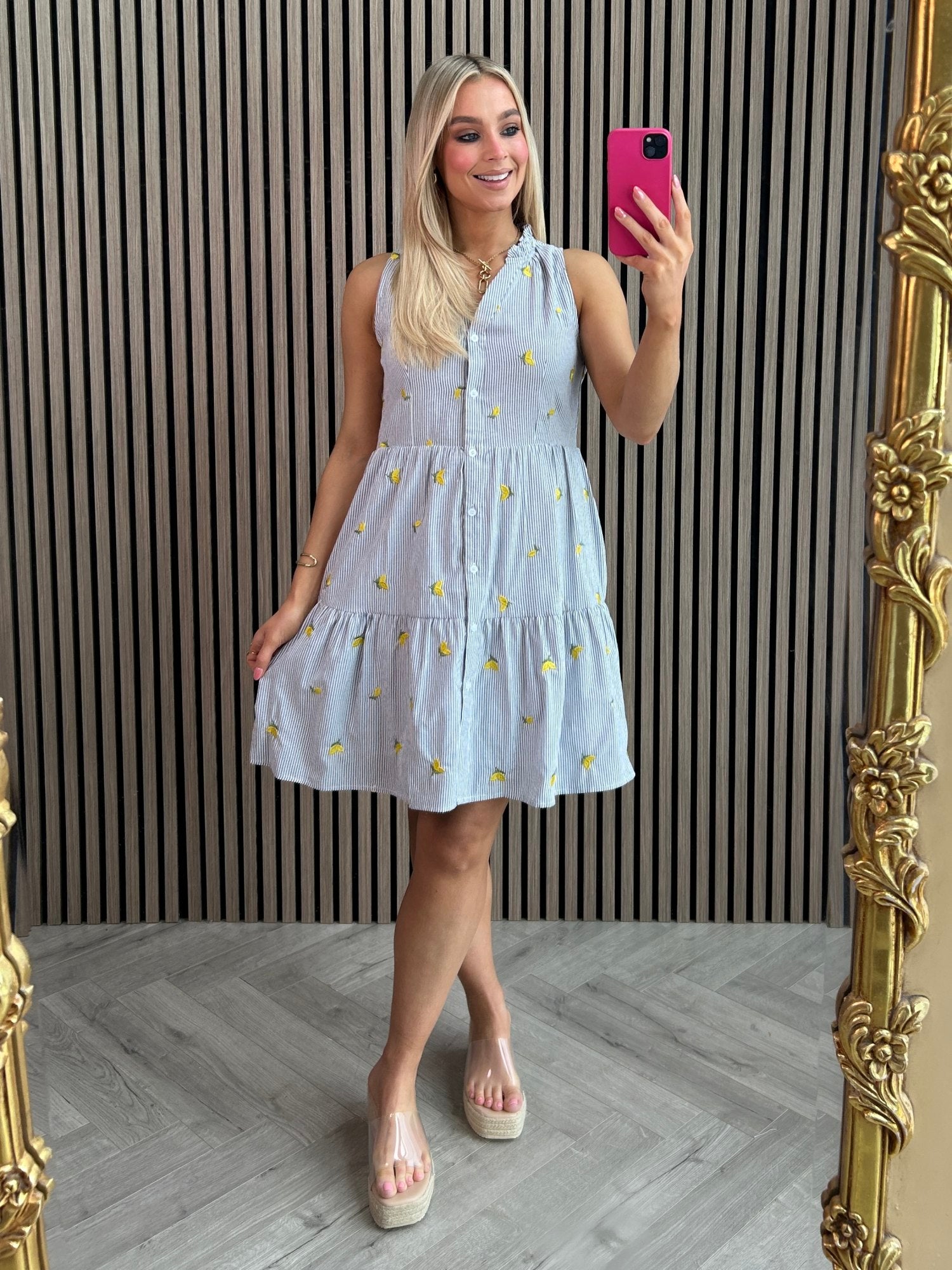 Bronte Blue Dress - Image 10