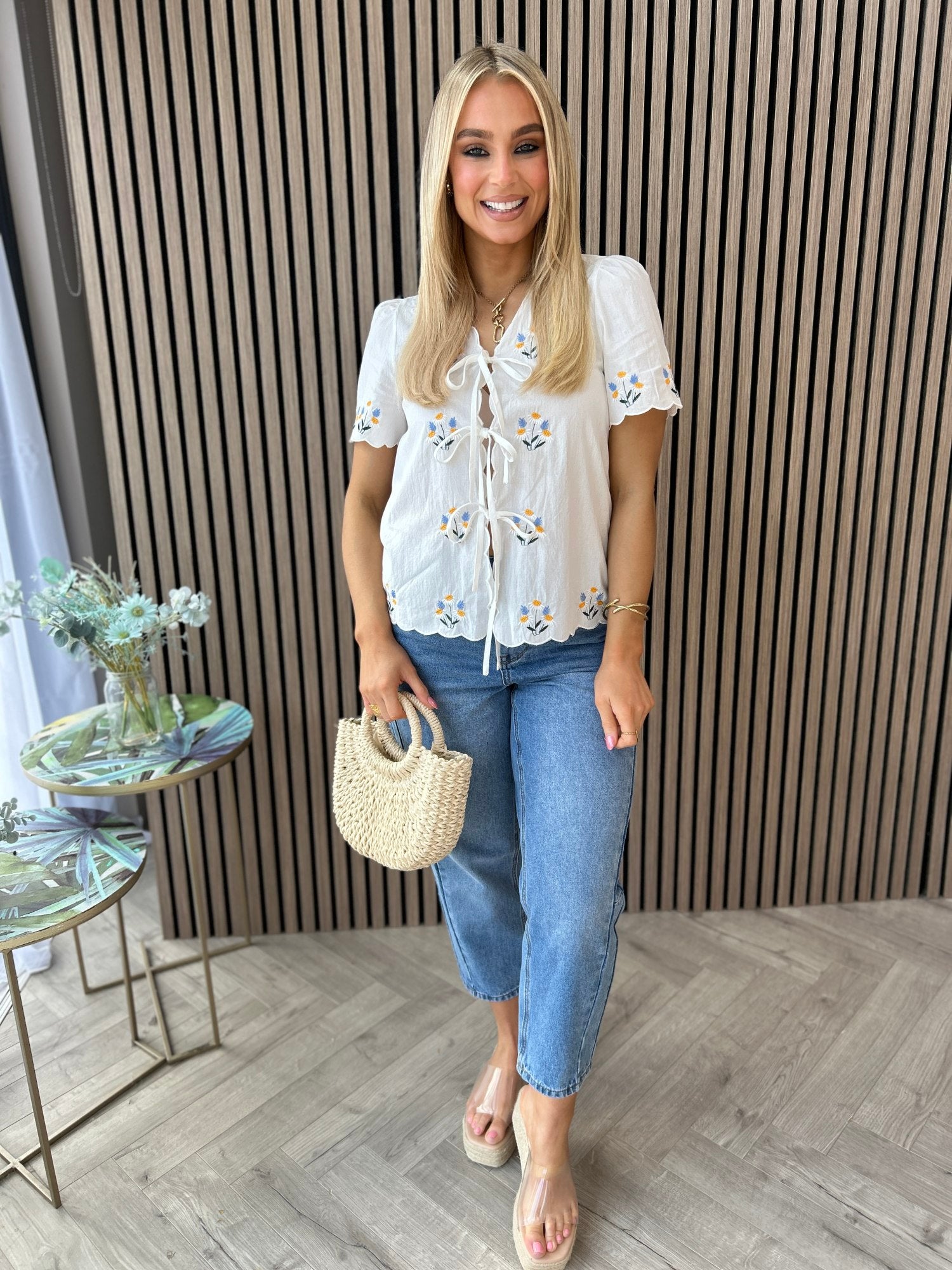 Esme Tie Shirt - Image 1