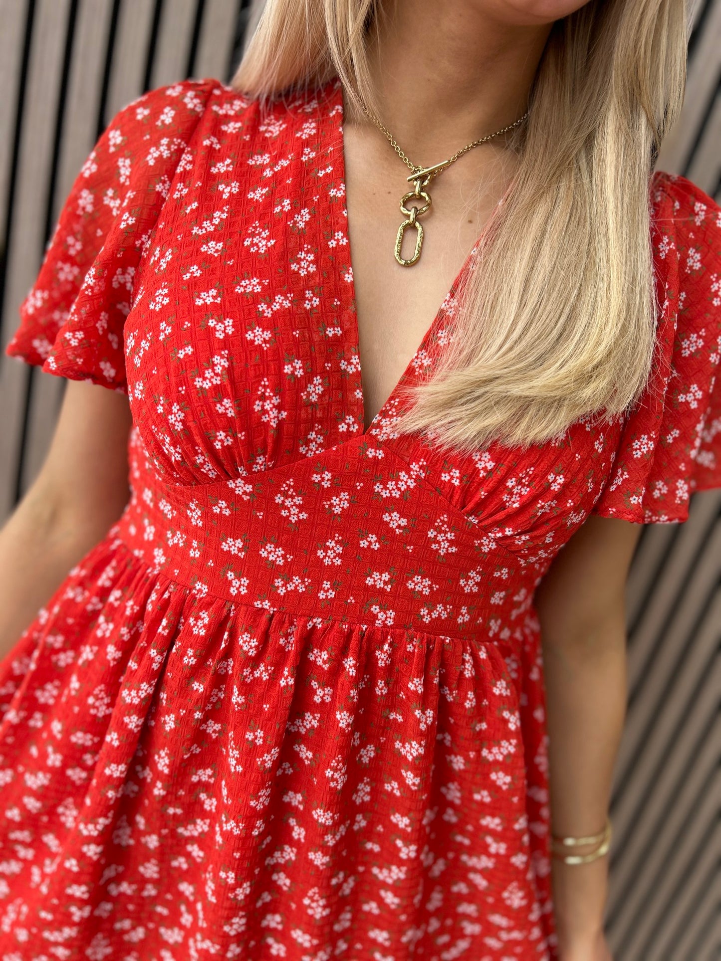 Leah Red Dress