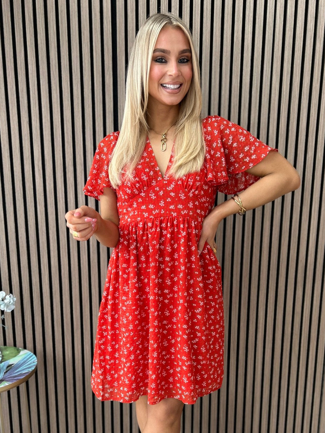 leah red dress Leah Red Dress Ruby Rouge Boutique