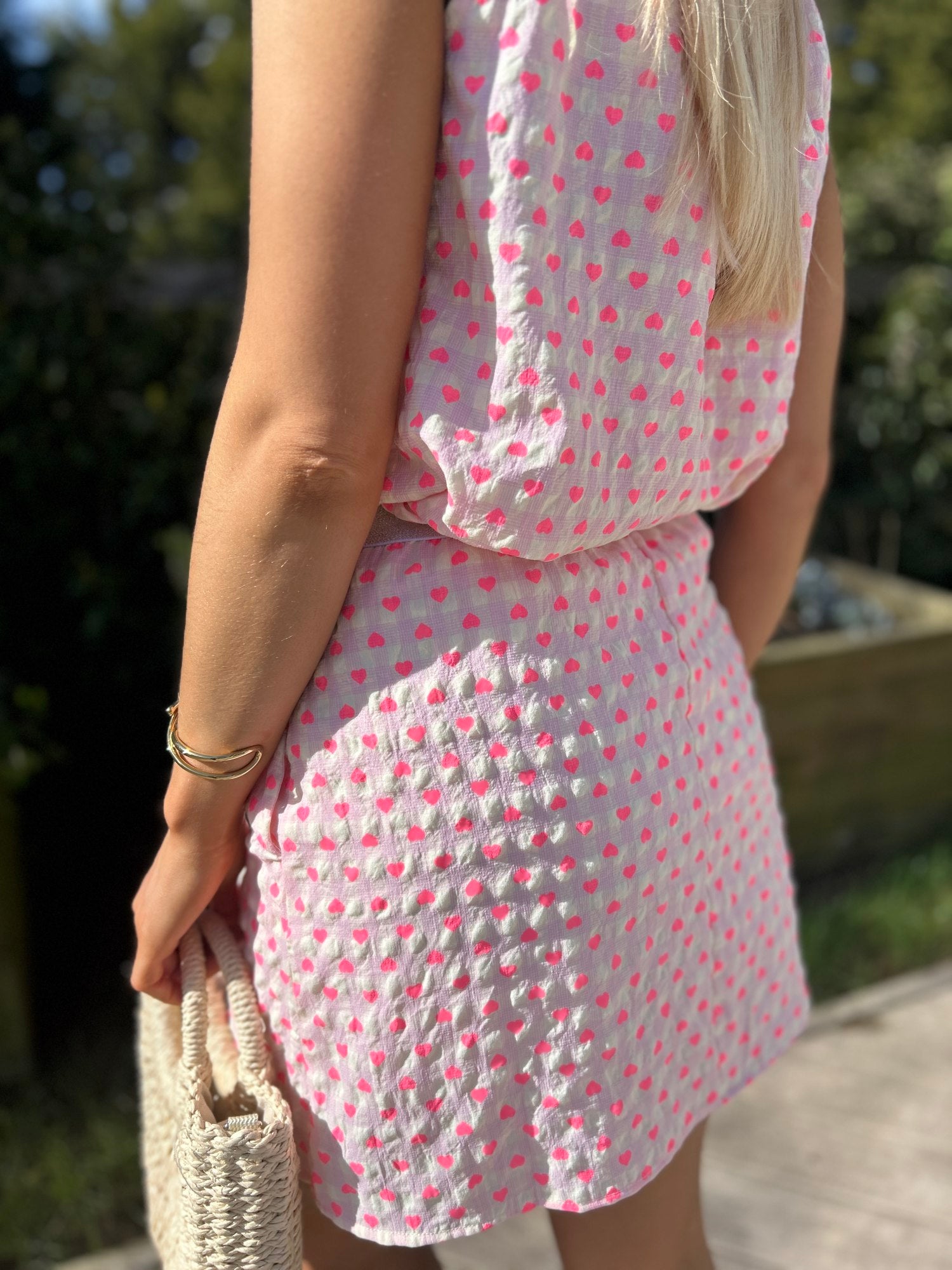 Juliet Heart Print Skirt - Image 1