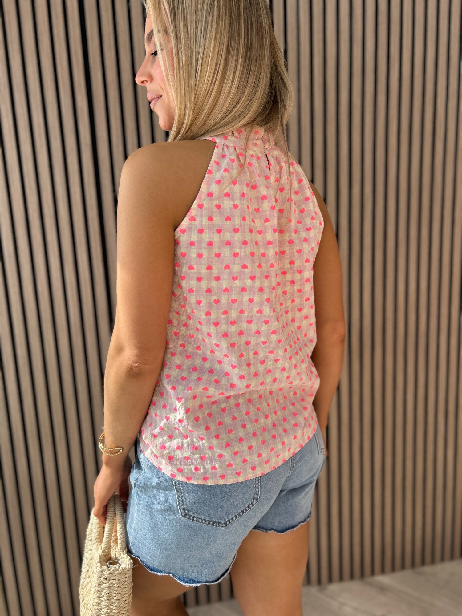 Juliet Heart Print Top - Image 5