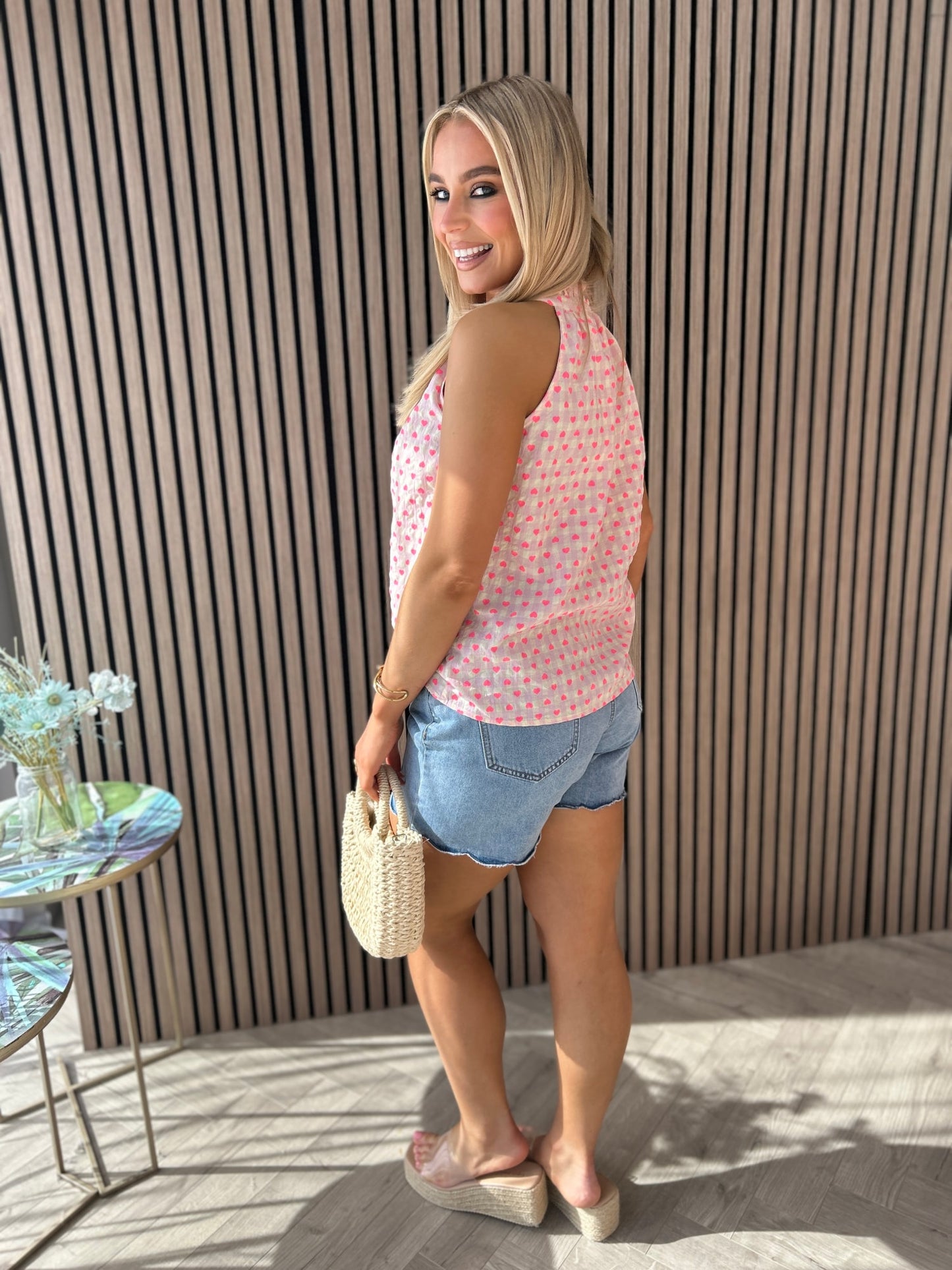 Juliet Heart Print Top - Image 6