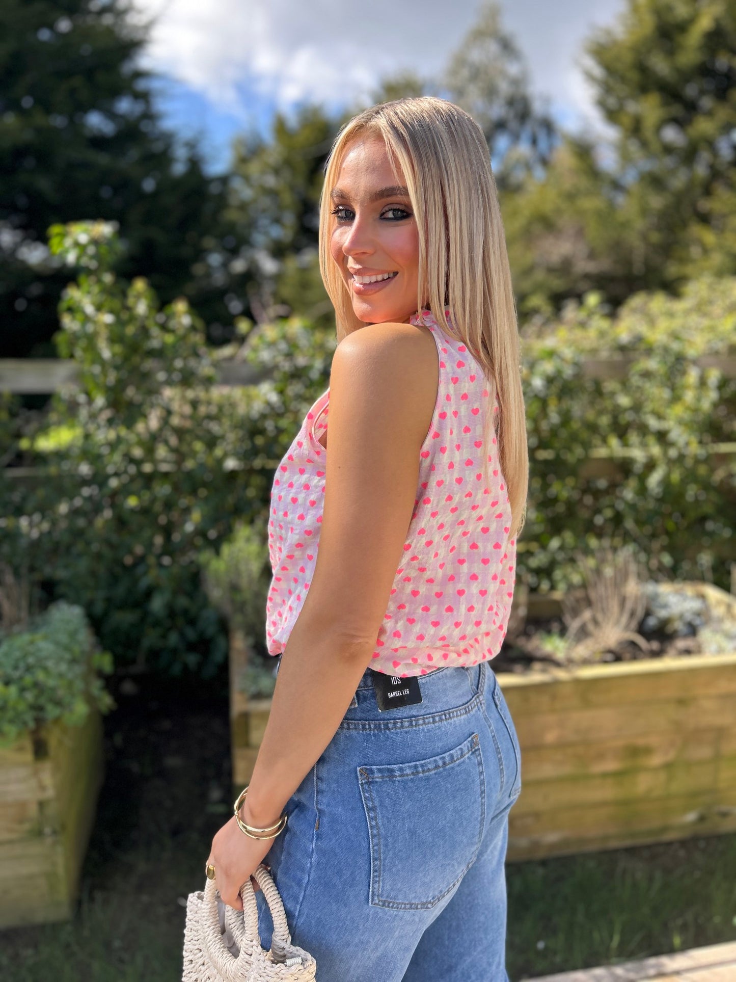 Juliet Heart Print Top - Image 11