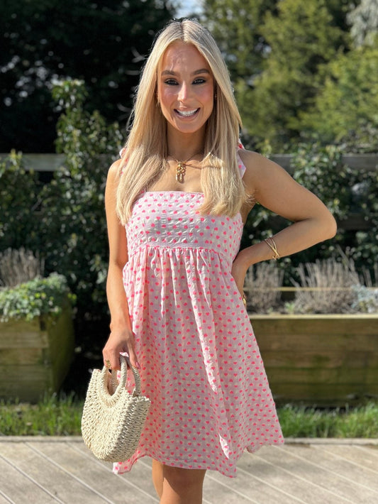 Juliet Heart Print Dress - Image unknown