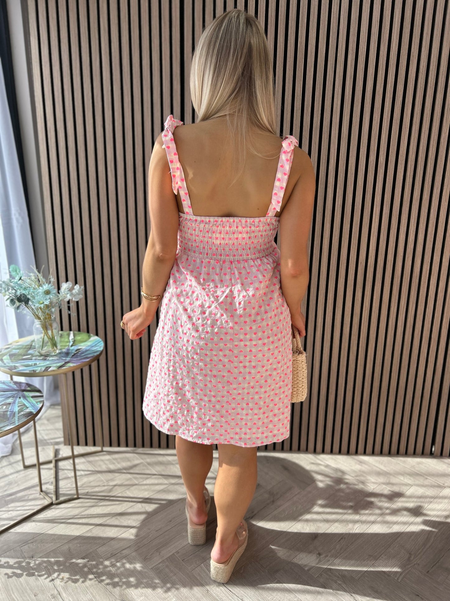 Juliet Heart Print Dress - Image 9