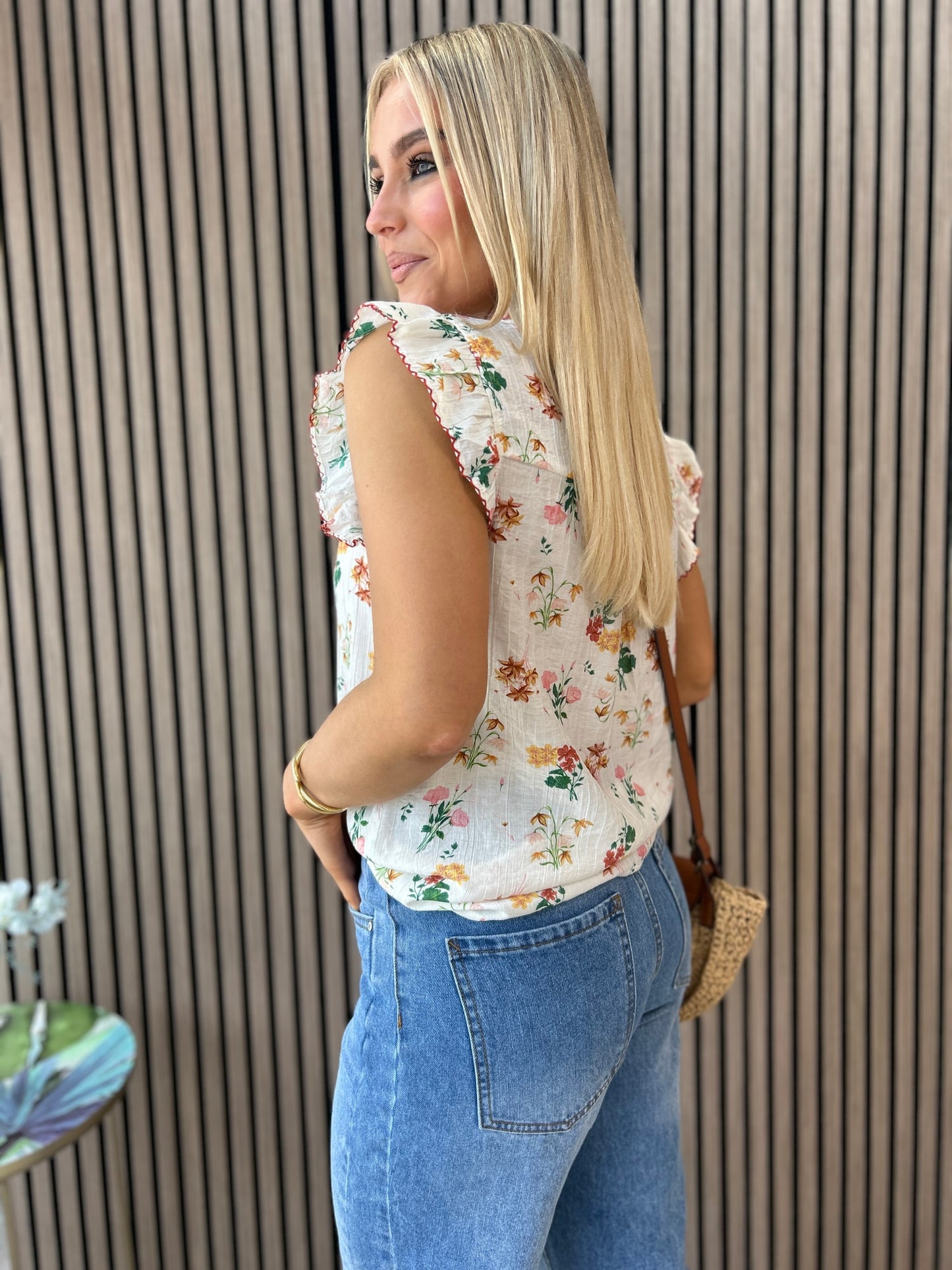 Eve Green Floral Top - Image 4