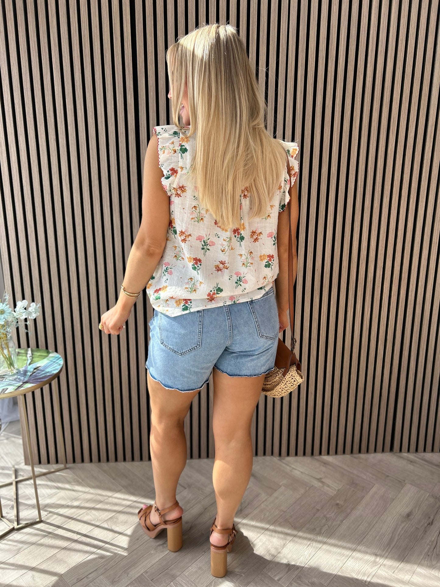 Eve Green Floral Top - Image 6
