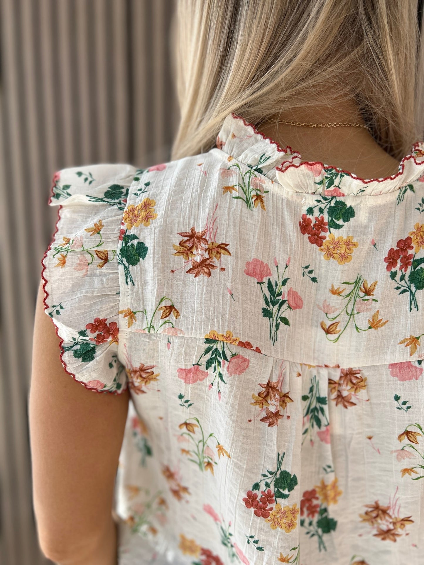 Eve Green Floral Top - Image 8