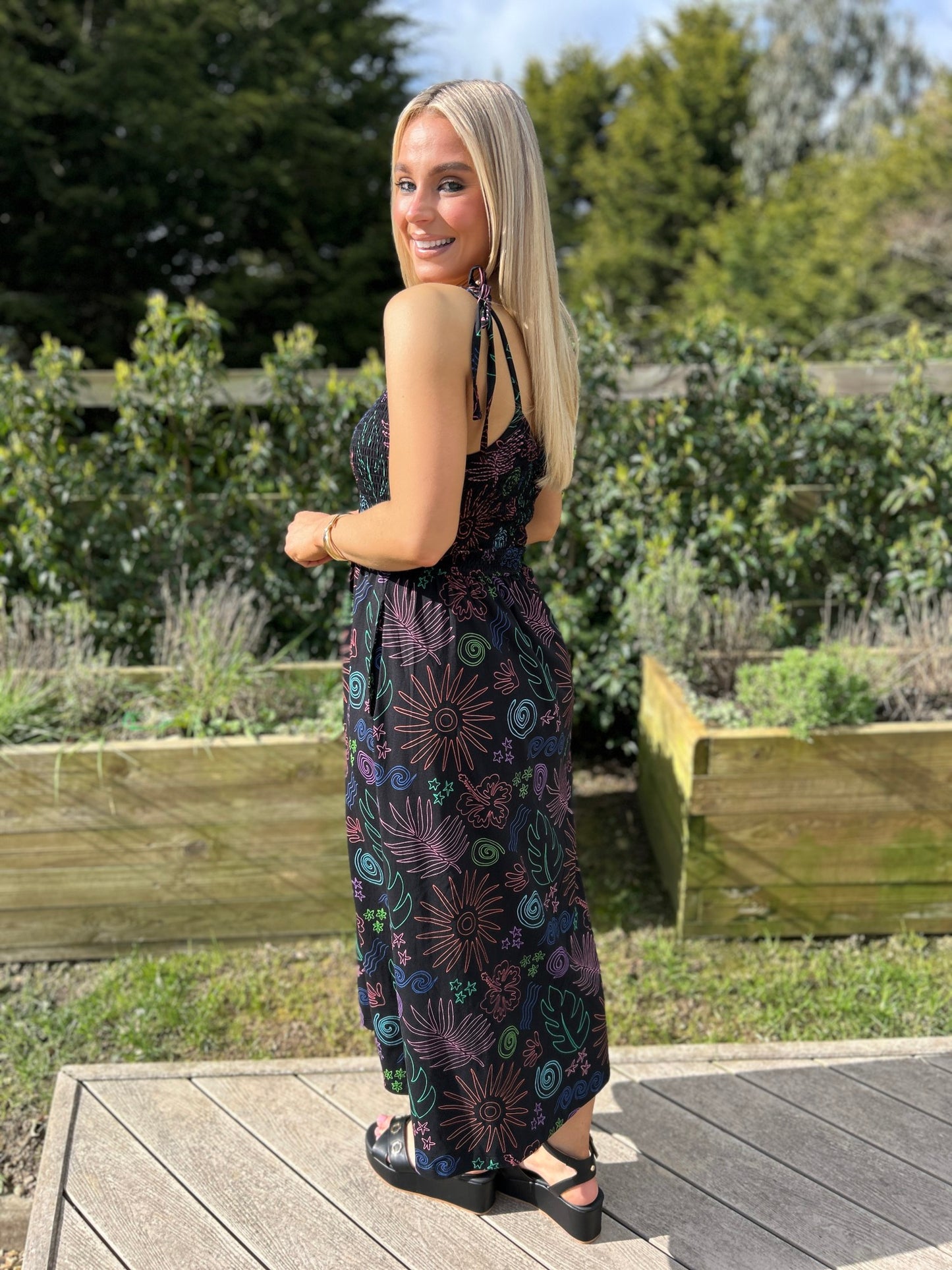 Willa Jersey Midi Dress - Image 3