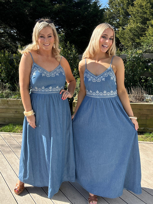 Ellie Denim Sundress - Image 1