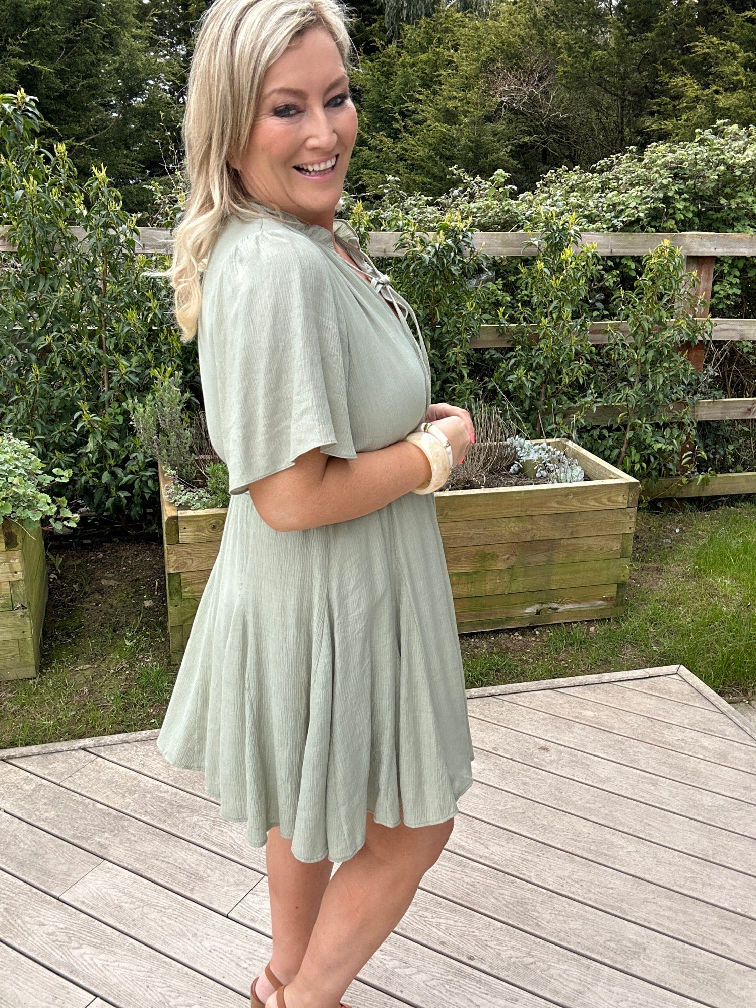 Marnie Green dress - Image 16