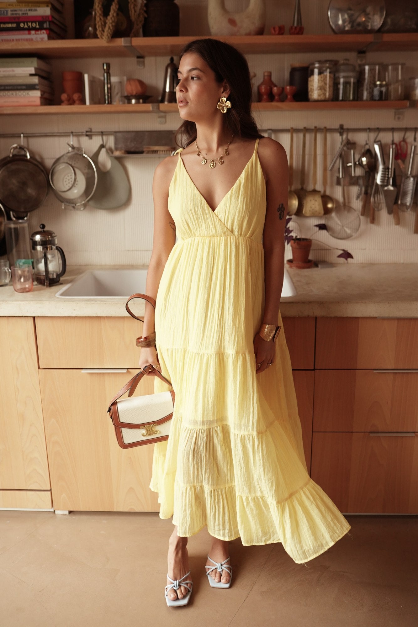Mabel Yellow Sundress - Image 3