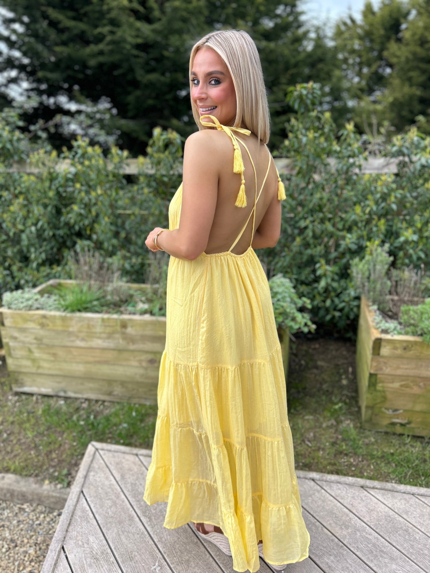 Mabel Yellow Sundress - Image 6