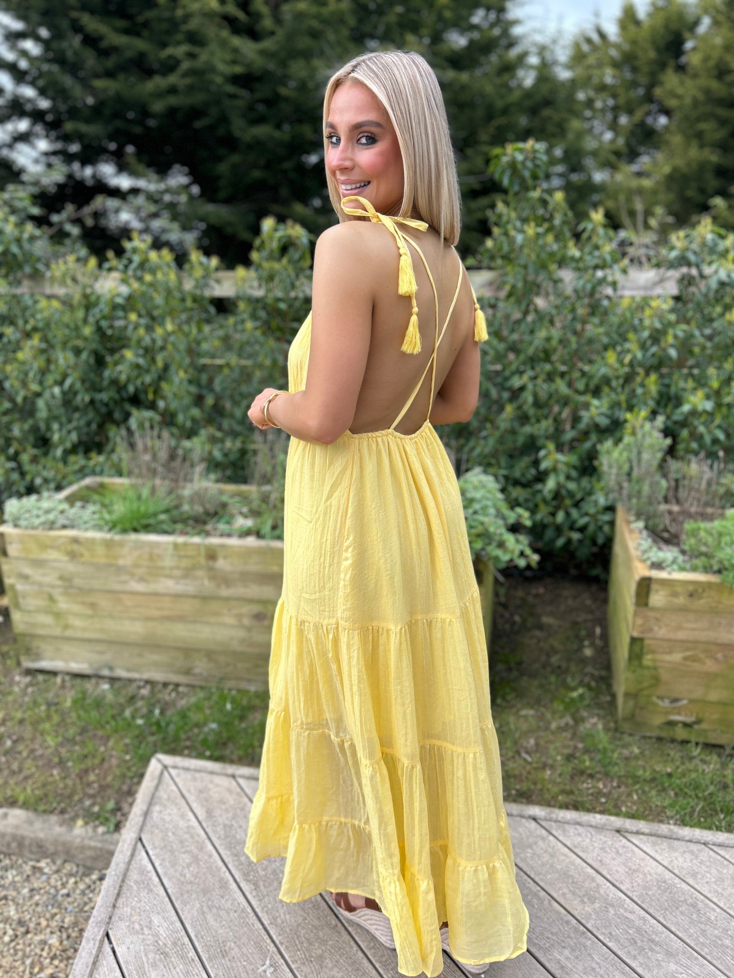 Mabel Yellow Sundress - Image 6