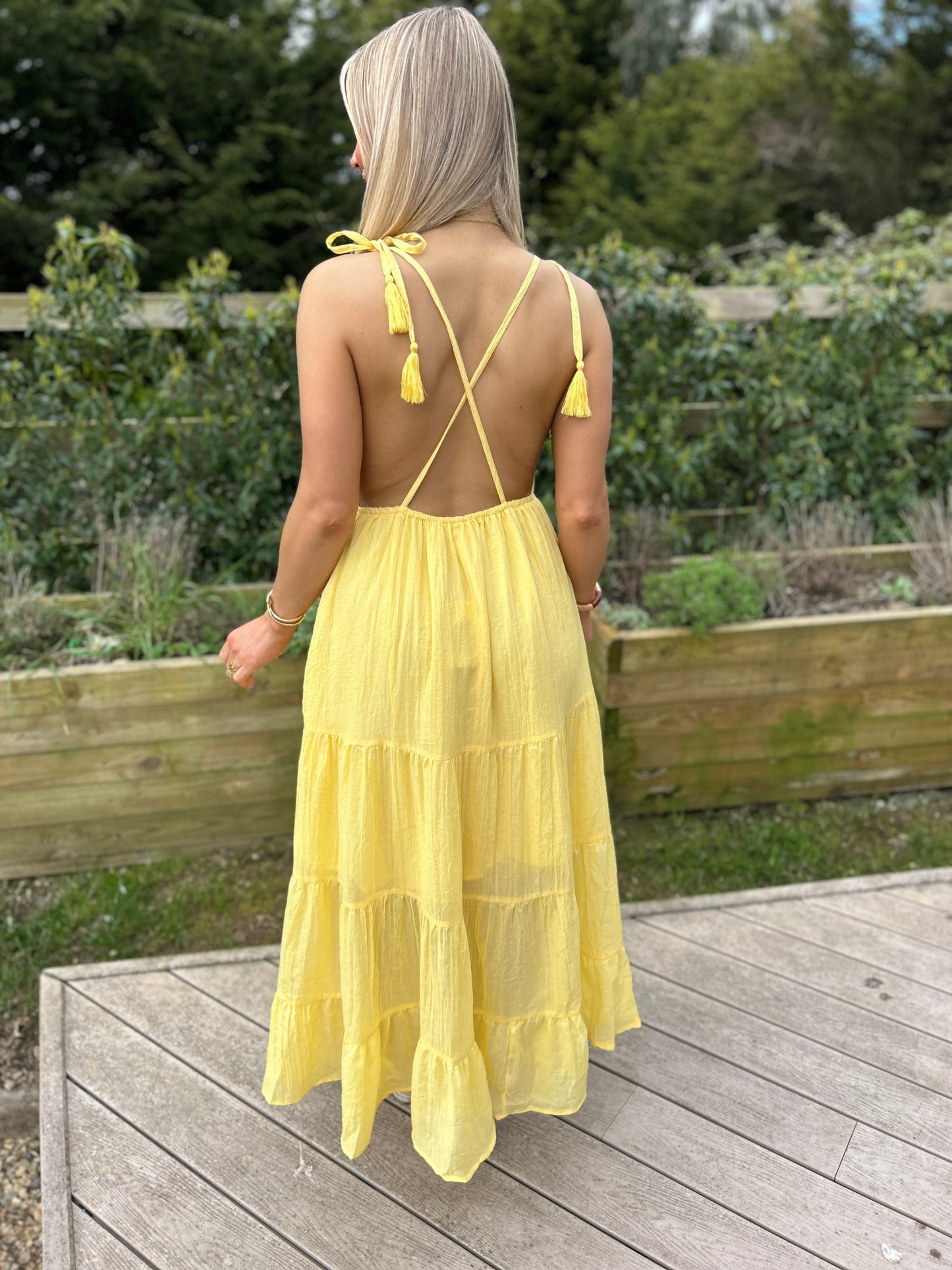 Mabel Yellow Sundress - Image 7
