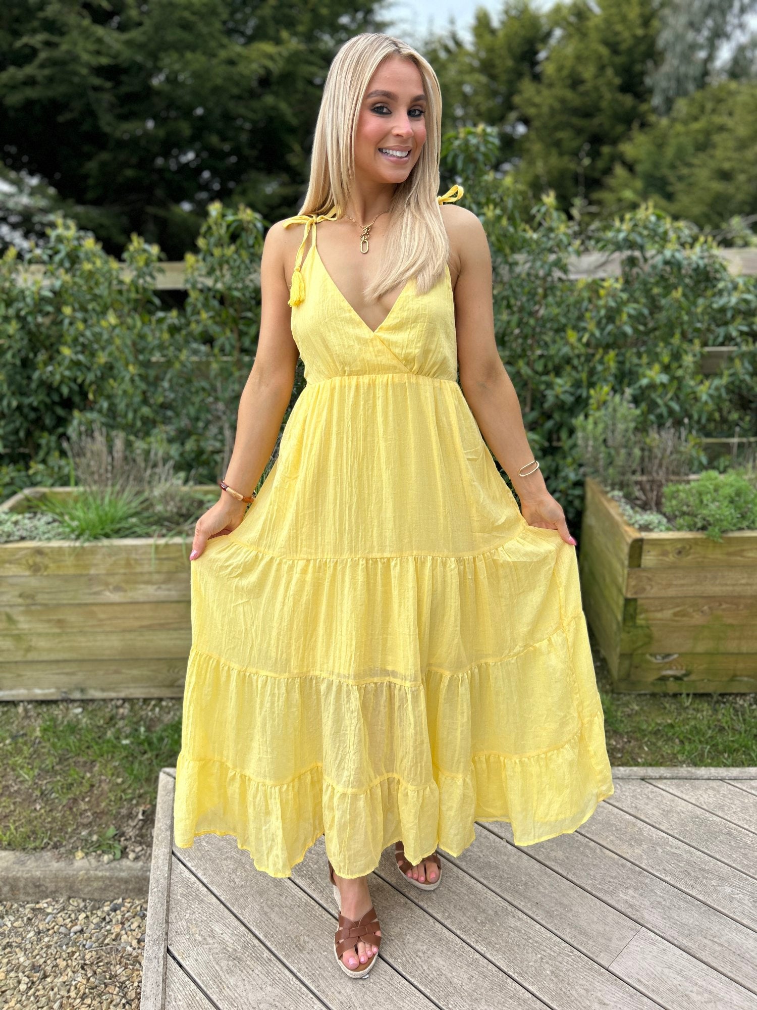 Mabel Yellow Sundress - Image 8