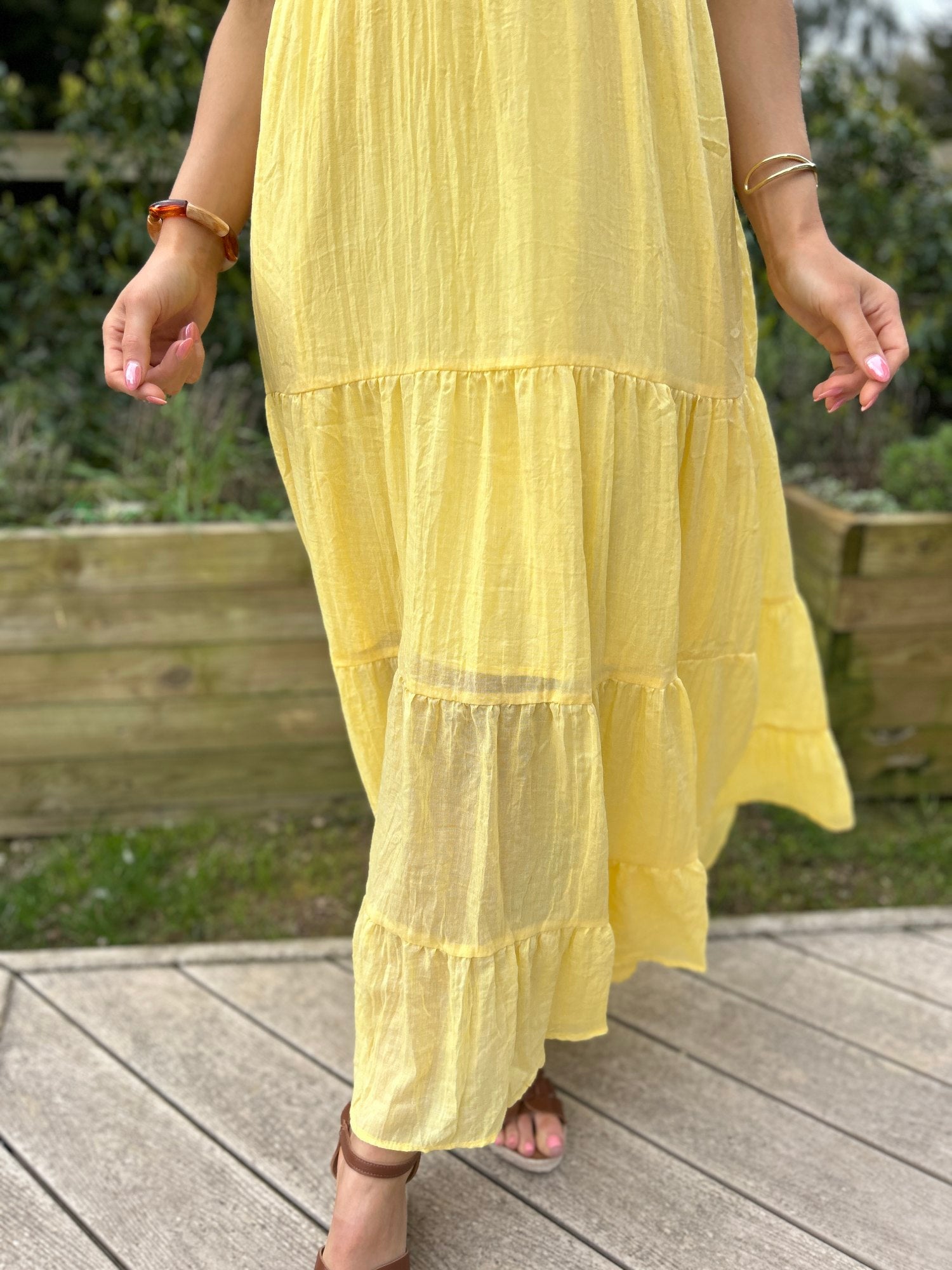 Mabel Yellow Sundress - Image 10