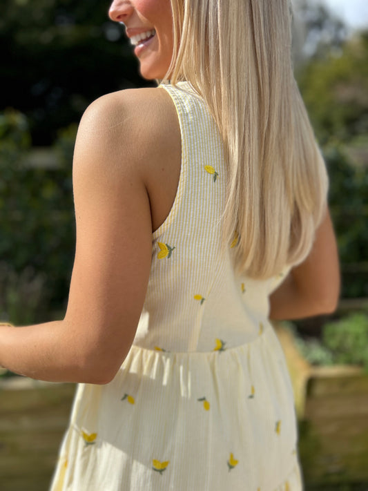 Bronte Lemon Dress - Image 1