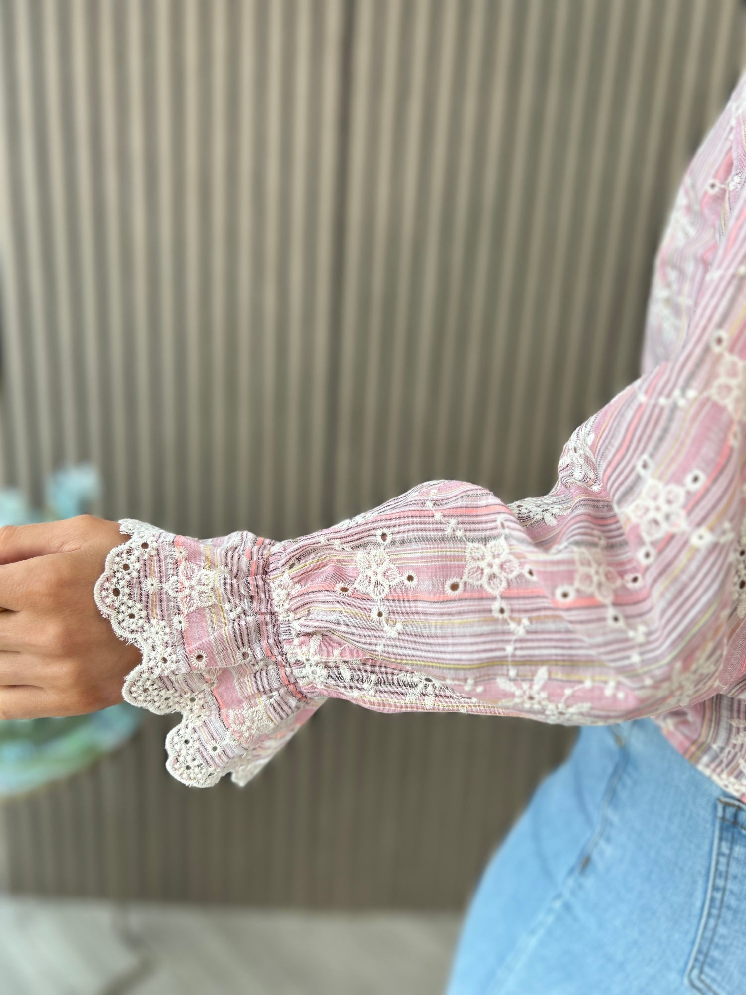 Meg Broderie Shirt - Image 3
