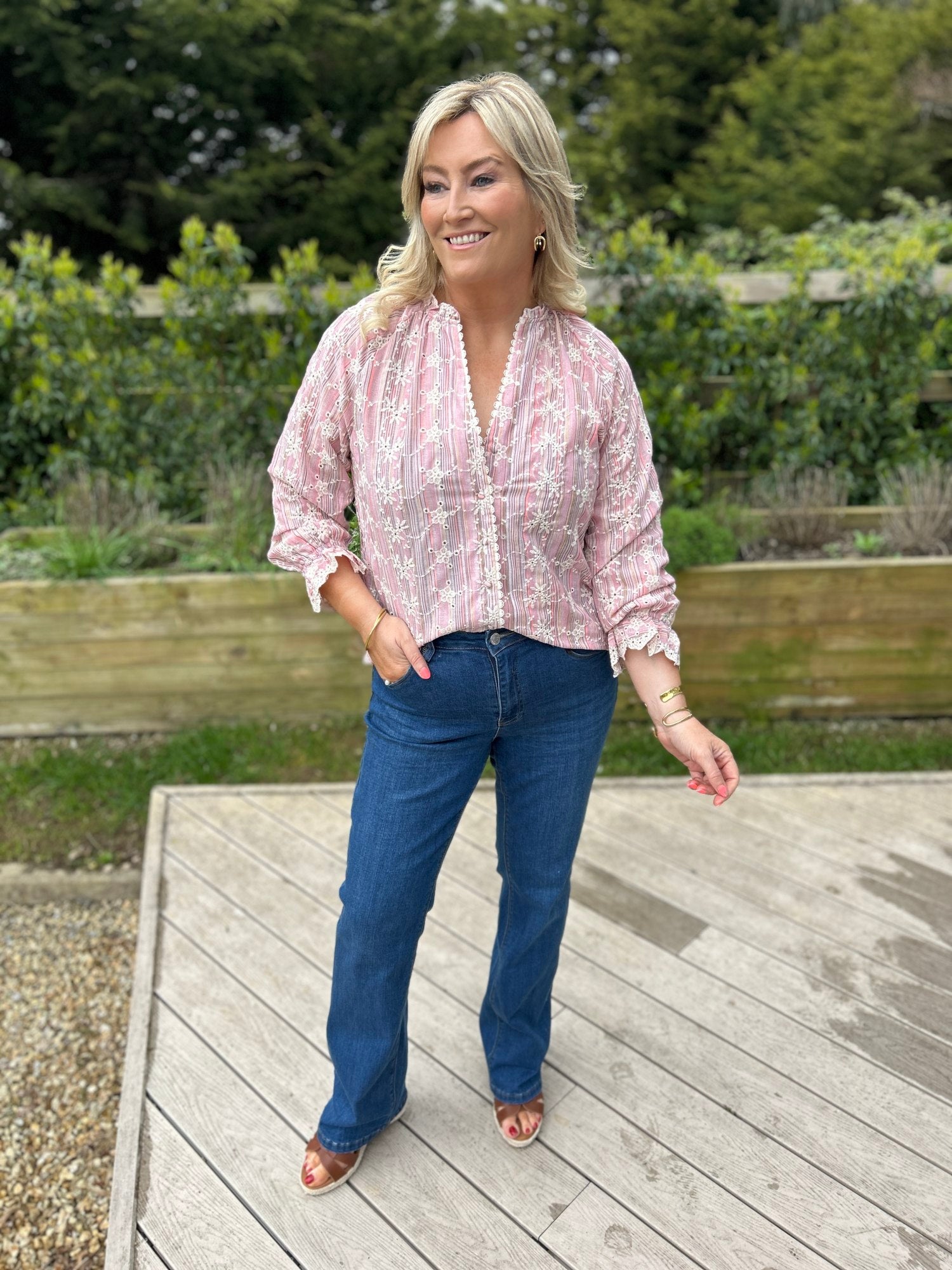 Meg Broderie Shirt - Image 10