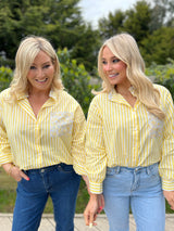 Ivy Stripe Shirt Lemon - Image unknown