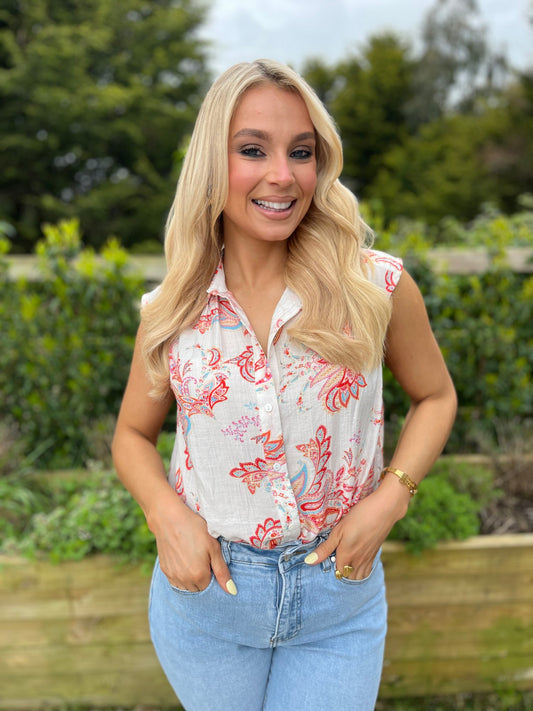 Iris Paisley Shirt - Image unknown