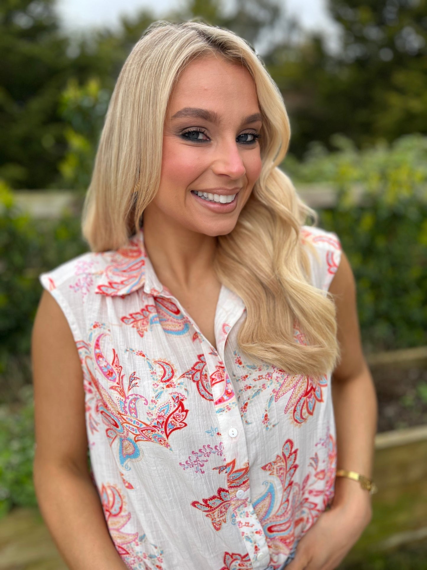 Iris Paisley Shirt - Image 3