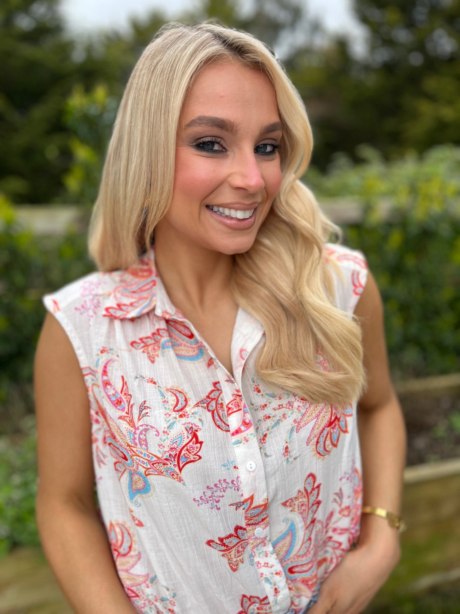 Iris Paisley Shirt - Image 3