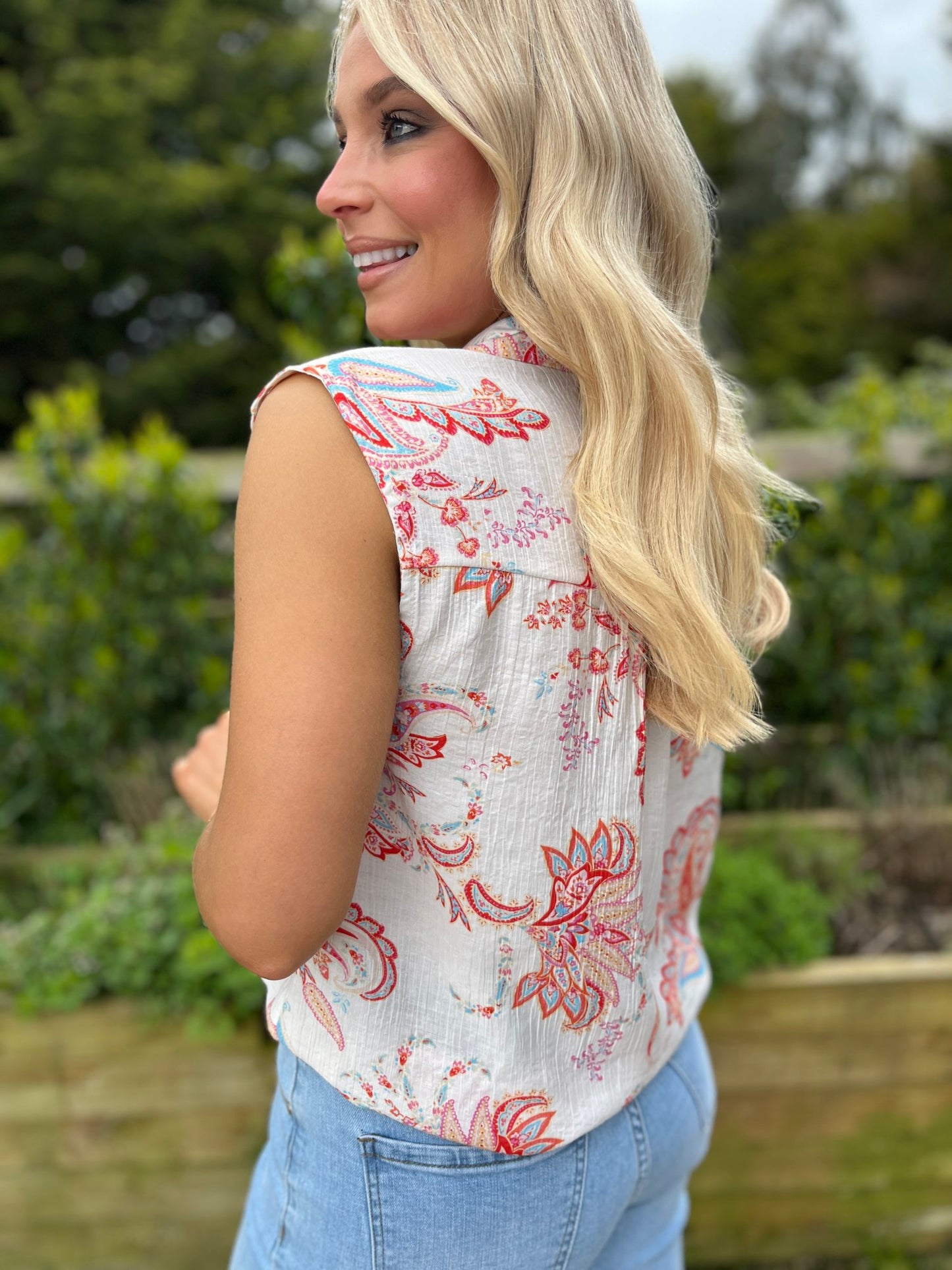 Iris Paisley Shirt - Image 5