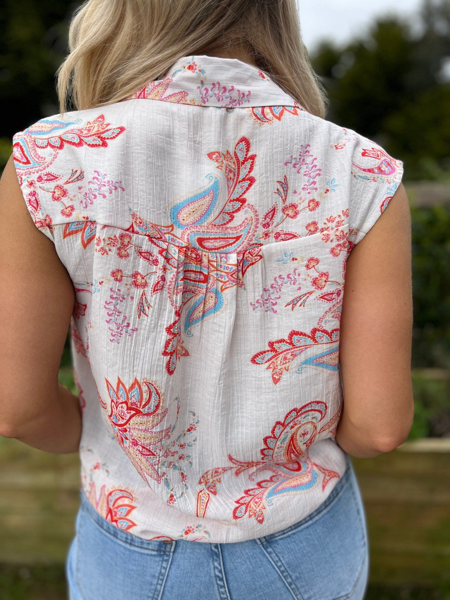 Iris Paisley Shirt - Image 7