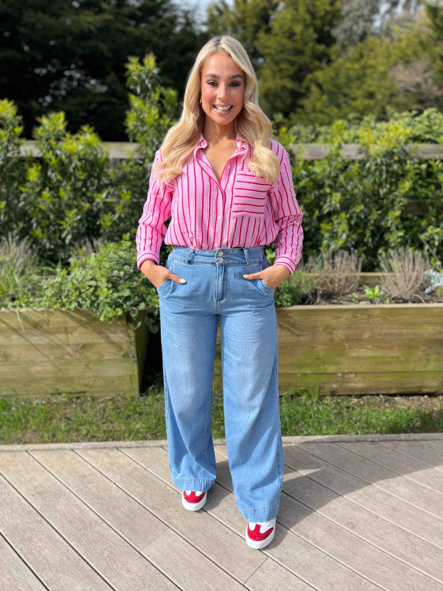 Jessica Stripe Shirt - Image 1