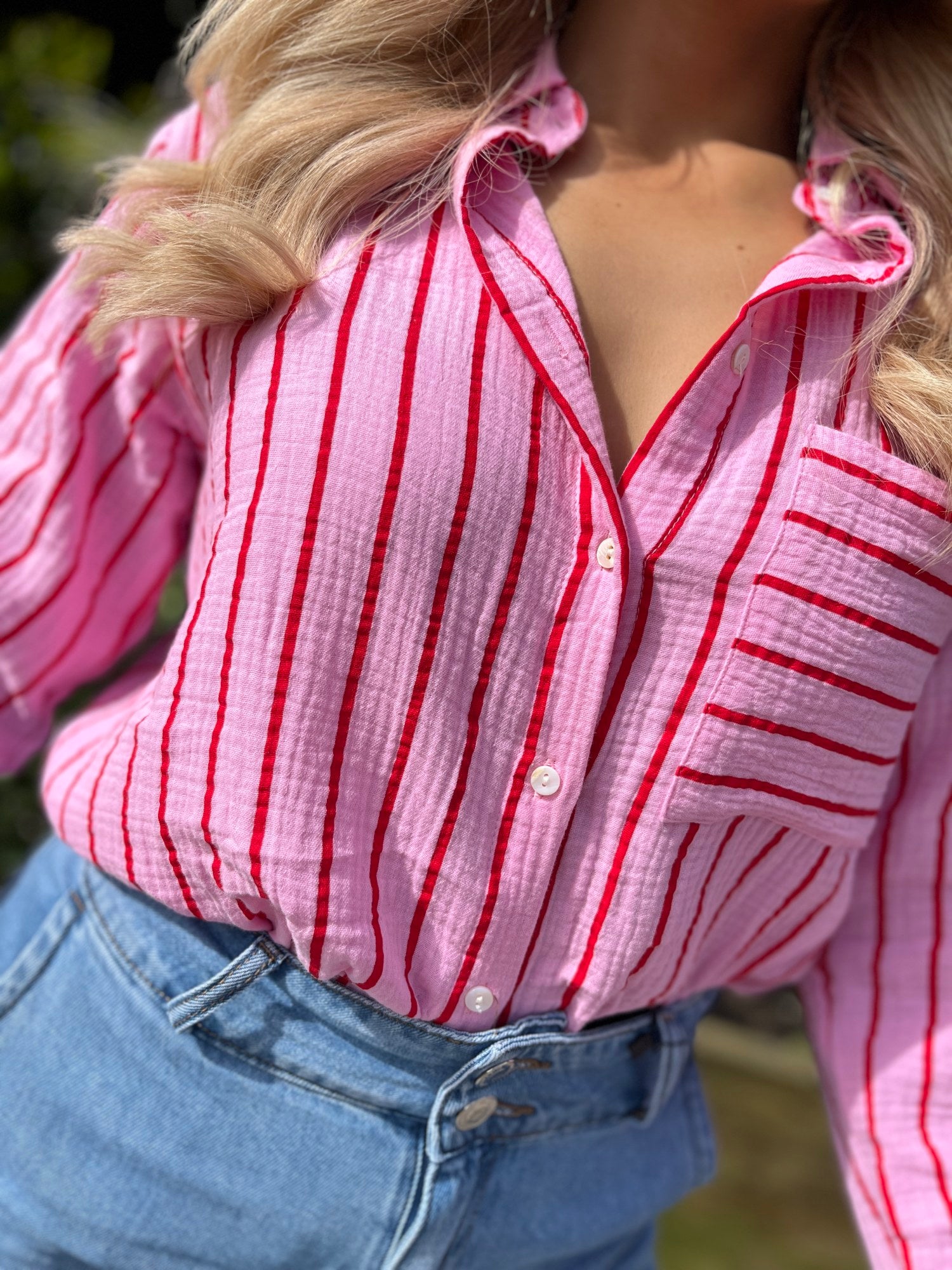Jessica Stripe Shirt - Image 3