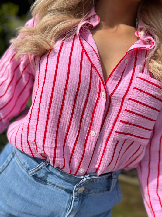 Jessica Stripe Shirt - Image 3