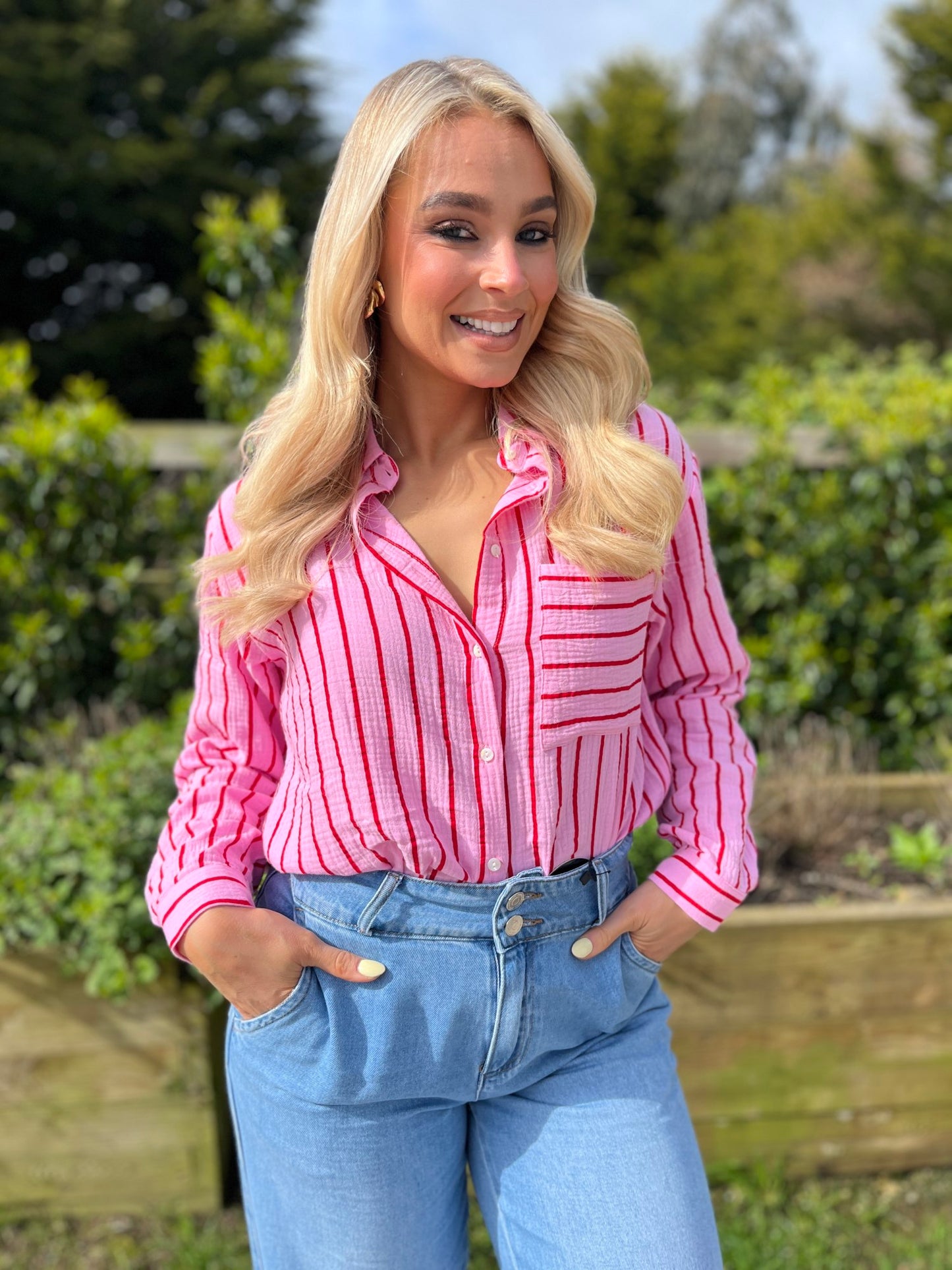 Jessica Stripe Shirt - Image 4