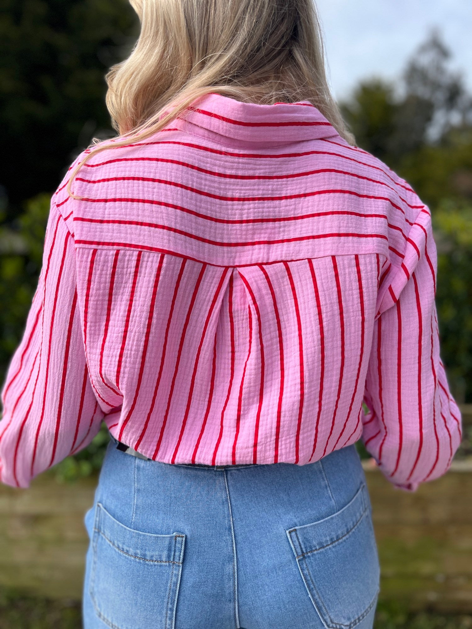 Jessica Stripe Shirt - Image 7