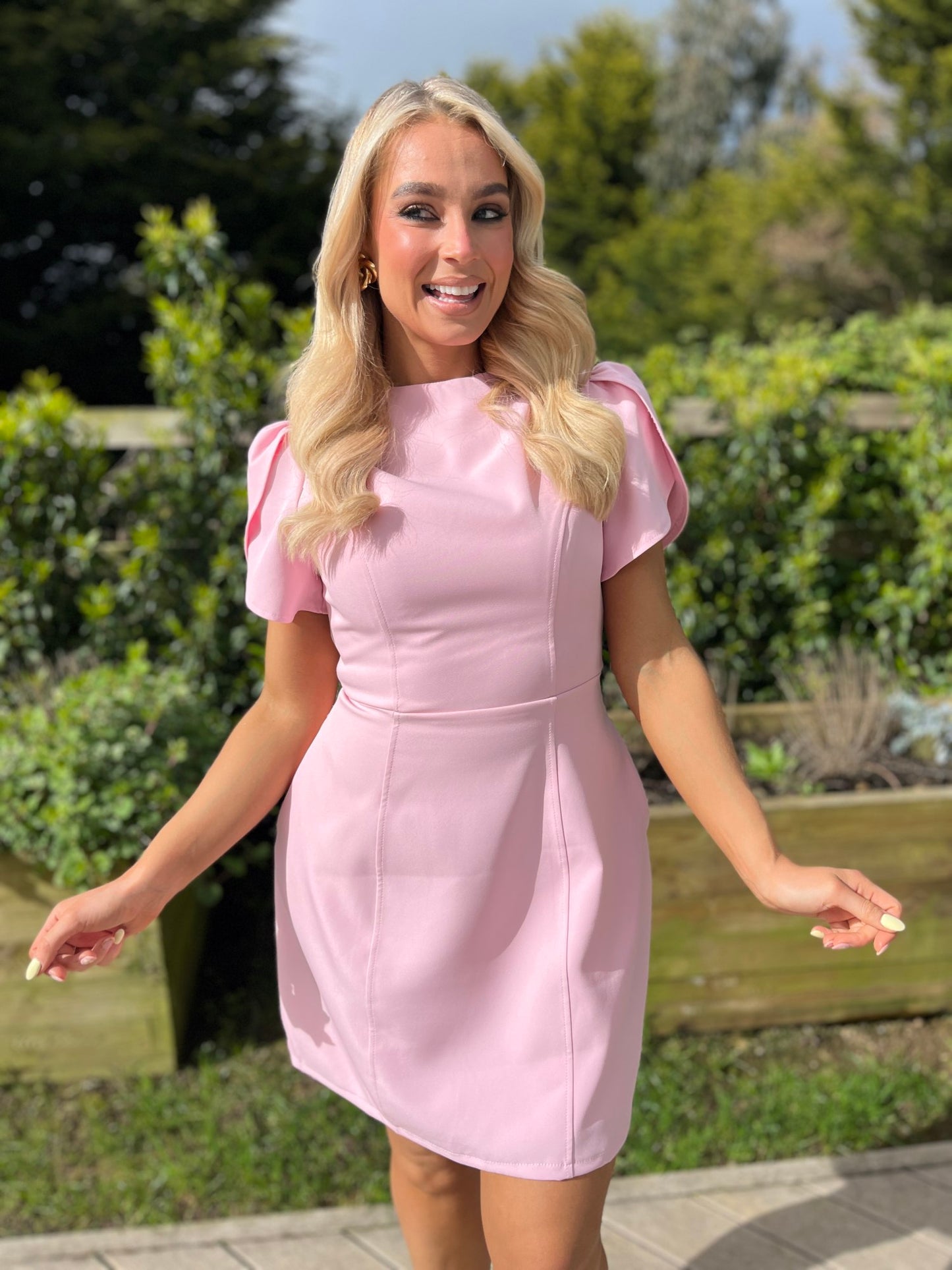 Ami Mini Dress Pink - Image 2