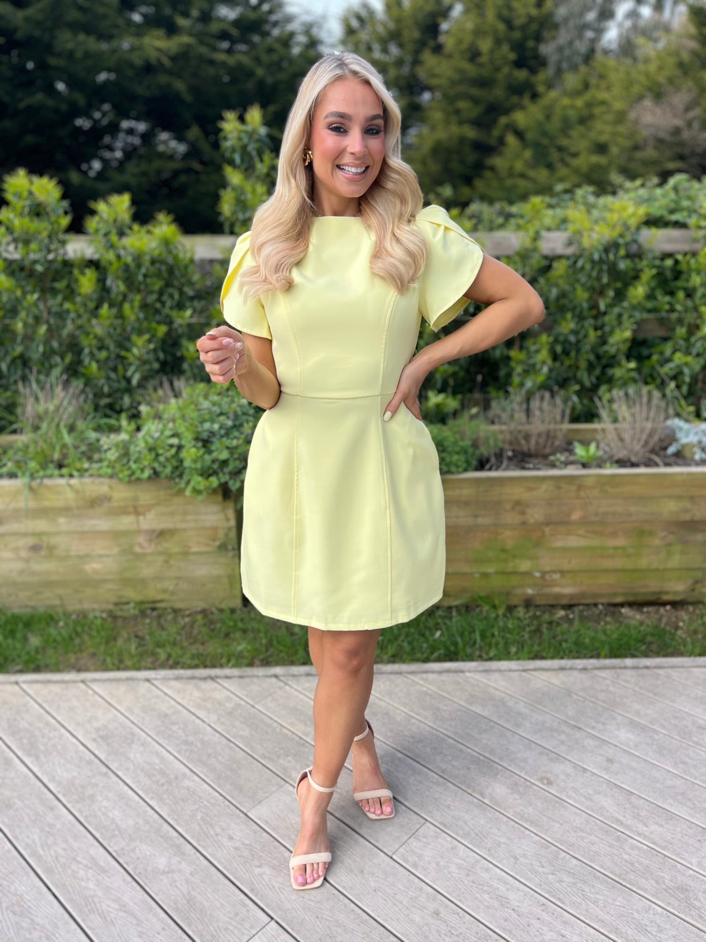 Ami Mini Dress Yellow - Image unknown