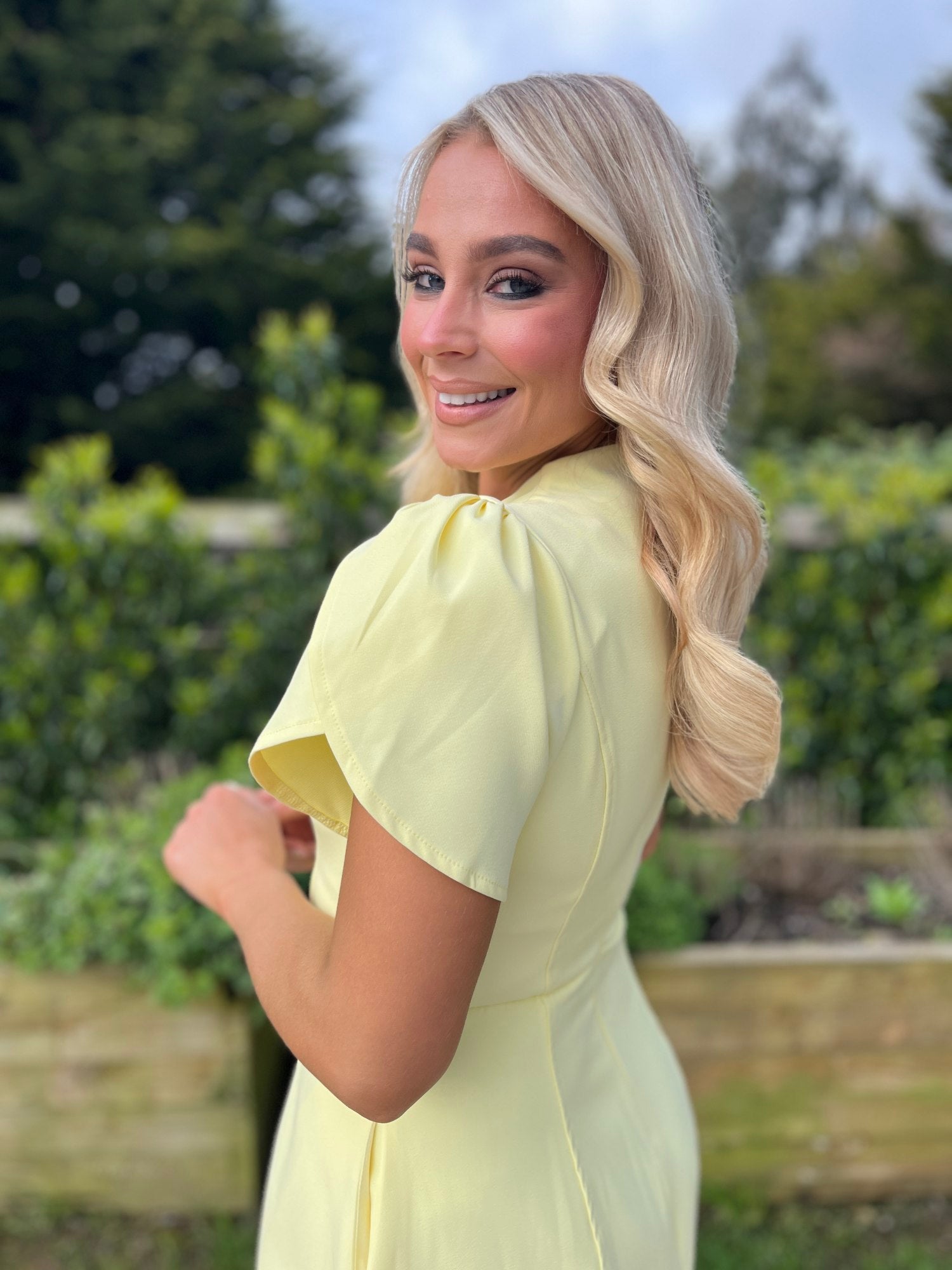 Ami Mini Dress Yellow - Image 4