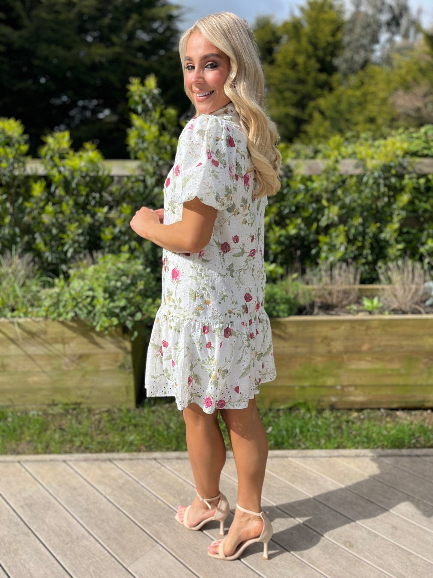 Primrose Mini Dress White - Image 1