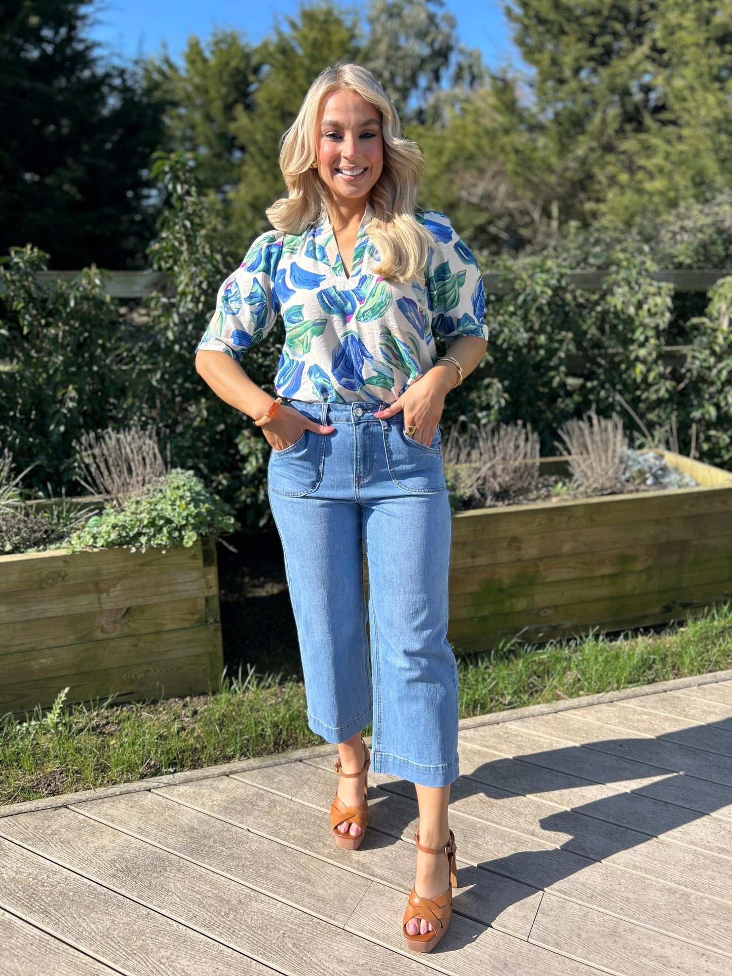 Etta Wide Leg Crop Jean